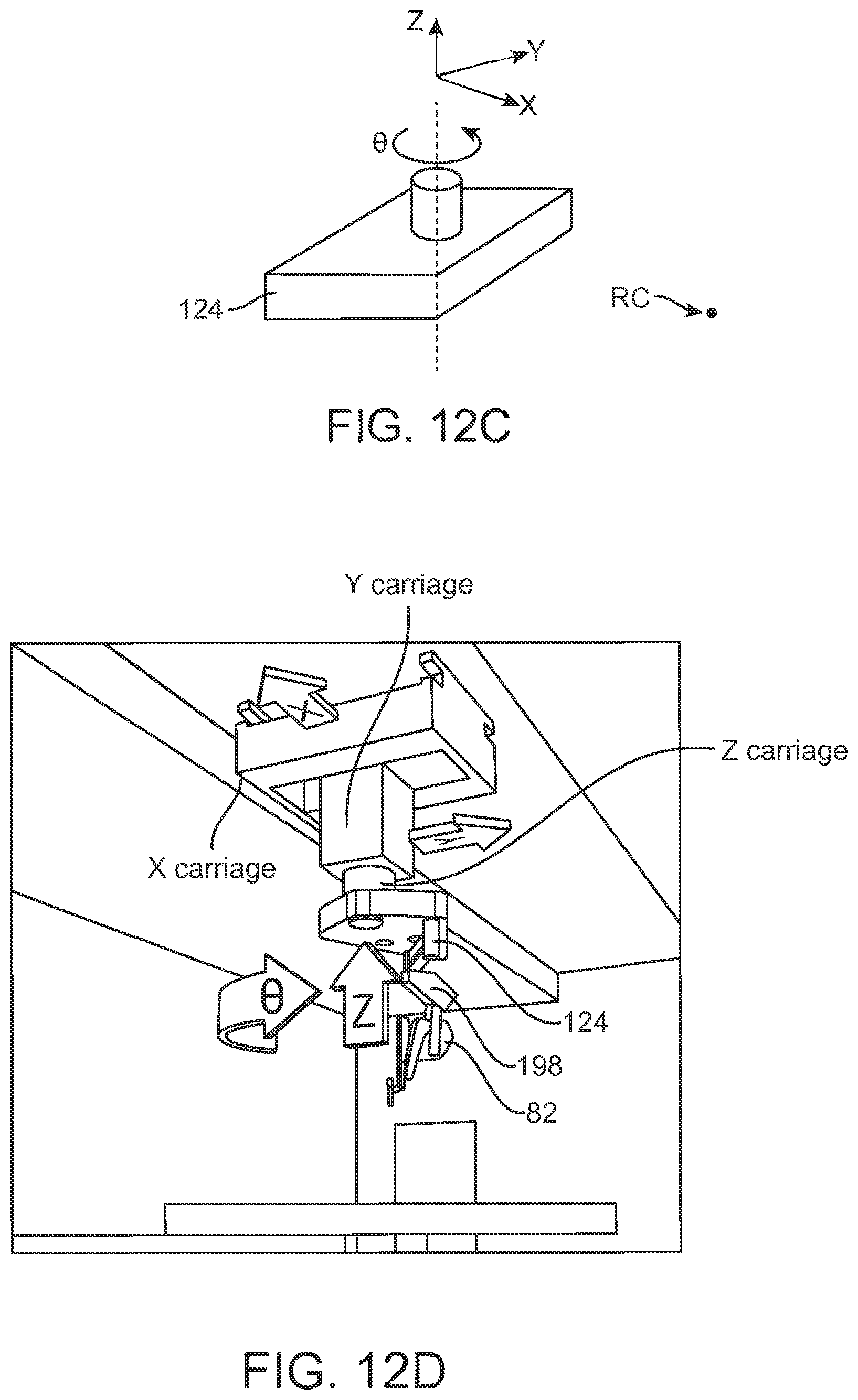 Patent US12491038 Figure 14 – Limited movement of a surgical mounting platform controlled by manual motion of robotic arms