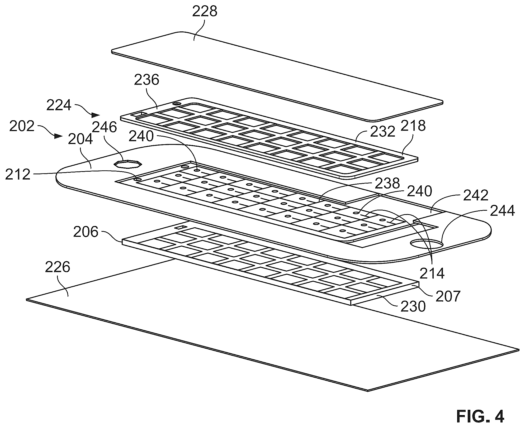 Patent US12491488 Figure 3 – Microarrays, hybridization seals, and related methods