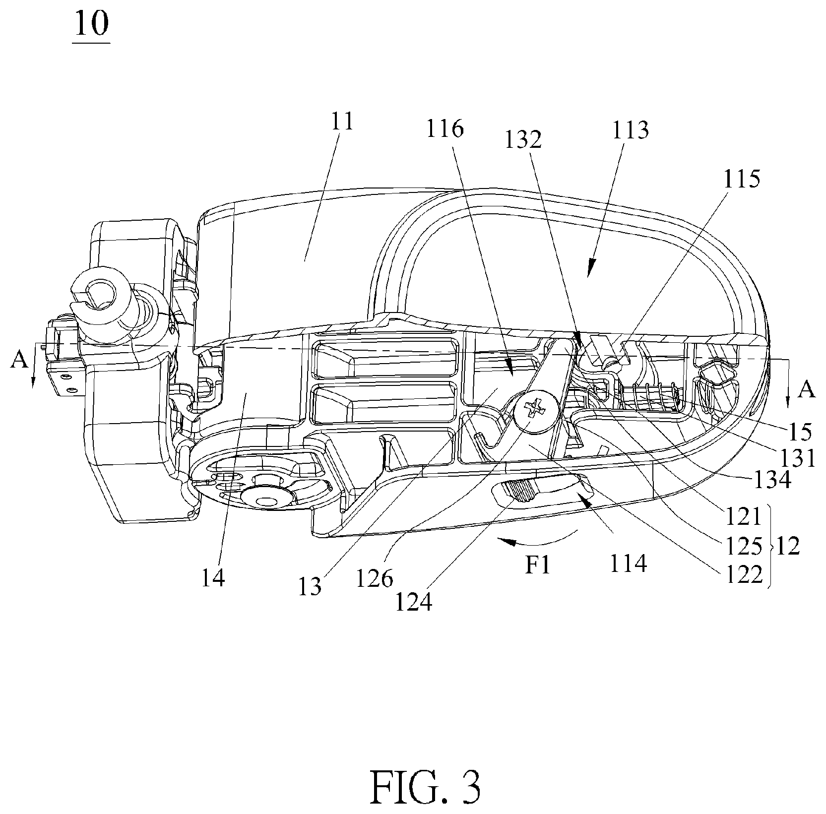 Patent US12491802 Figure 3 – Side impact protection mechanism
