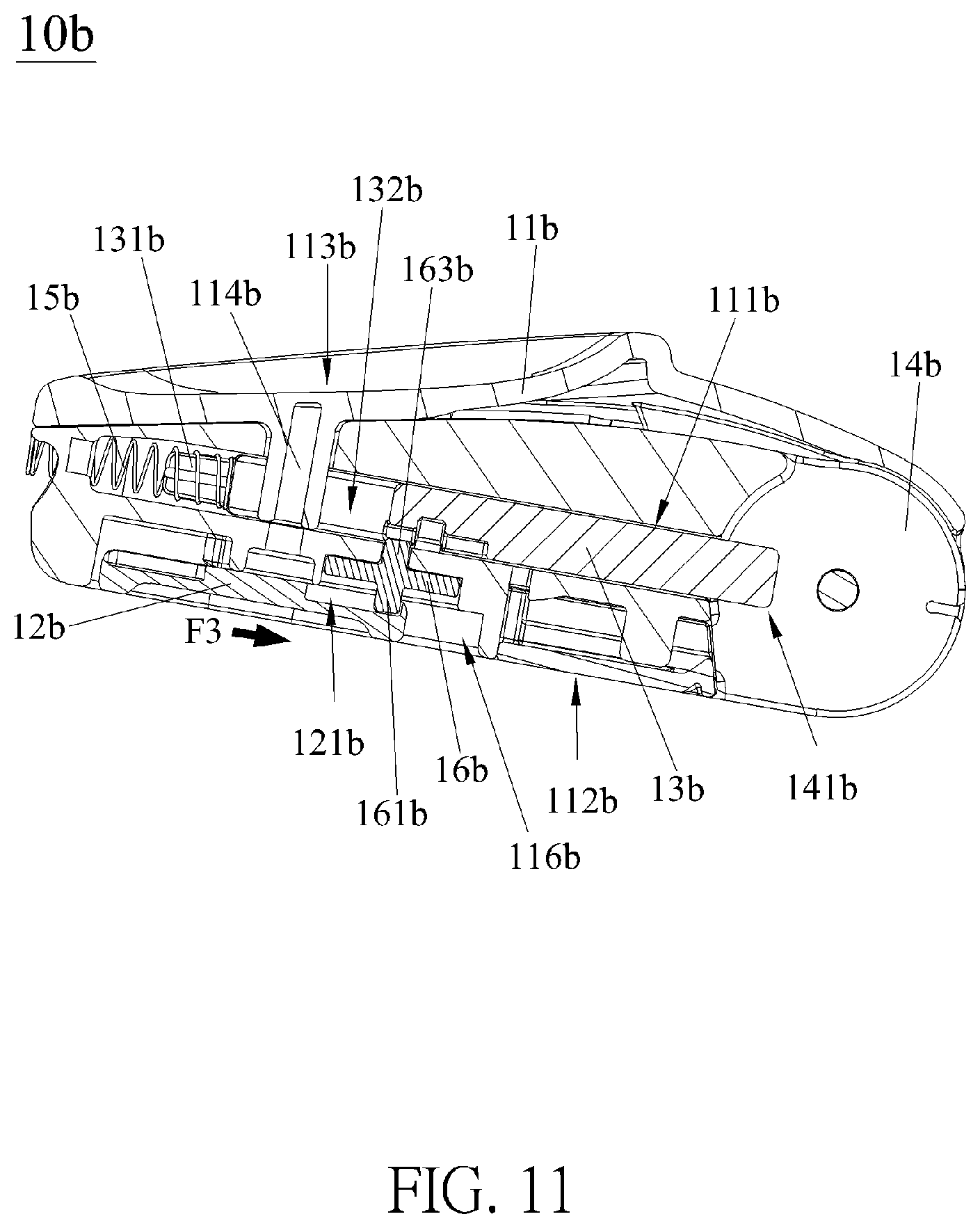 Patent US12491802 Figure 11 – Side impact protection mechanism