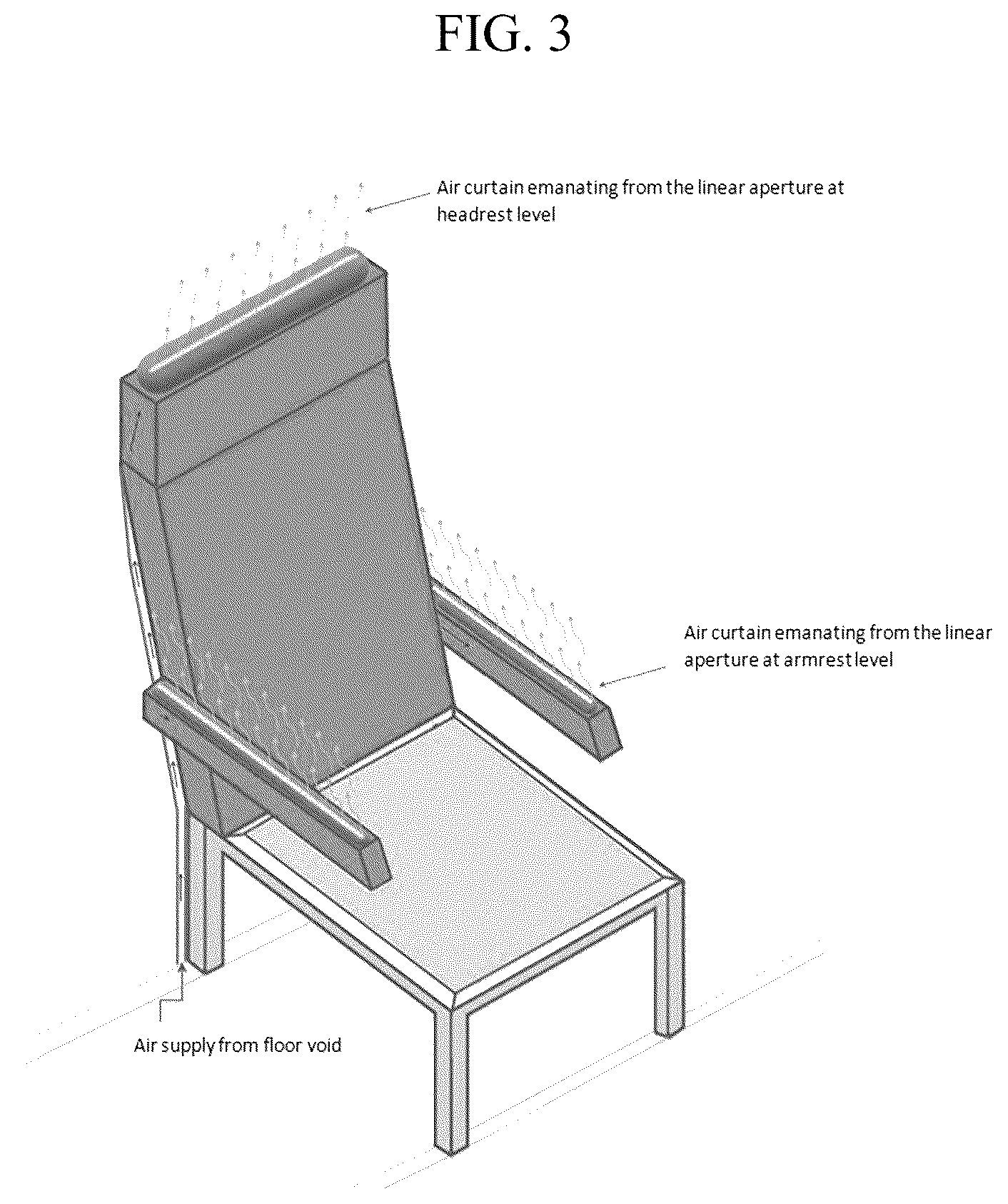Patent US12492000 Figure 3 – Air curtain device and air circulation system having the same