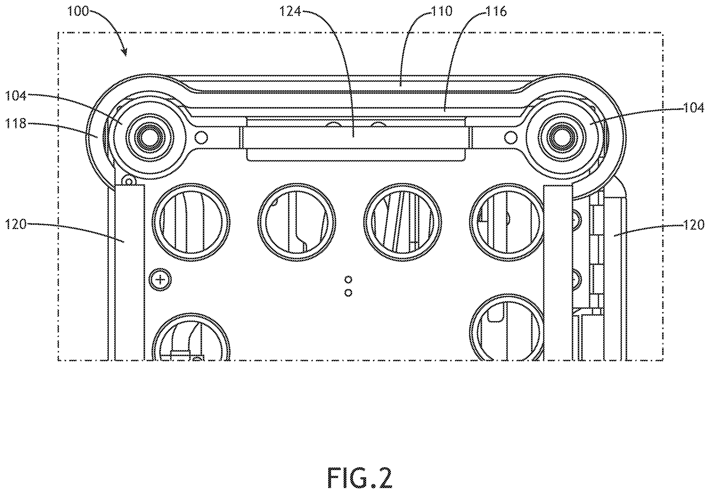Patent US12492002 Figure 2 – Floor seal for accommodating dynamic floor motion in an aircraft or other conveyance