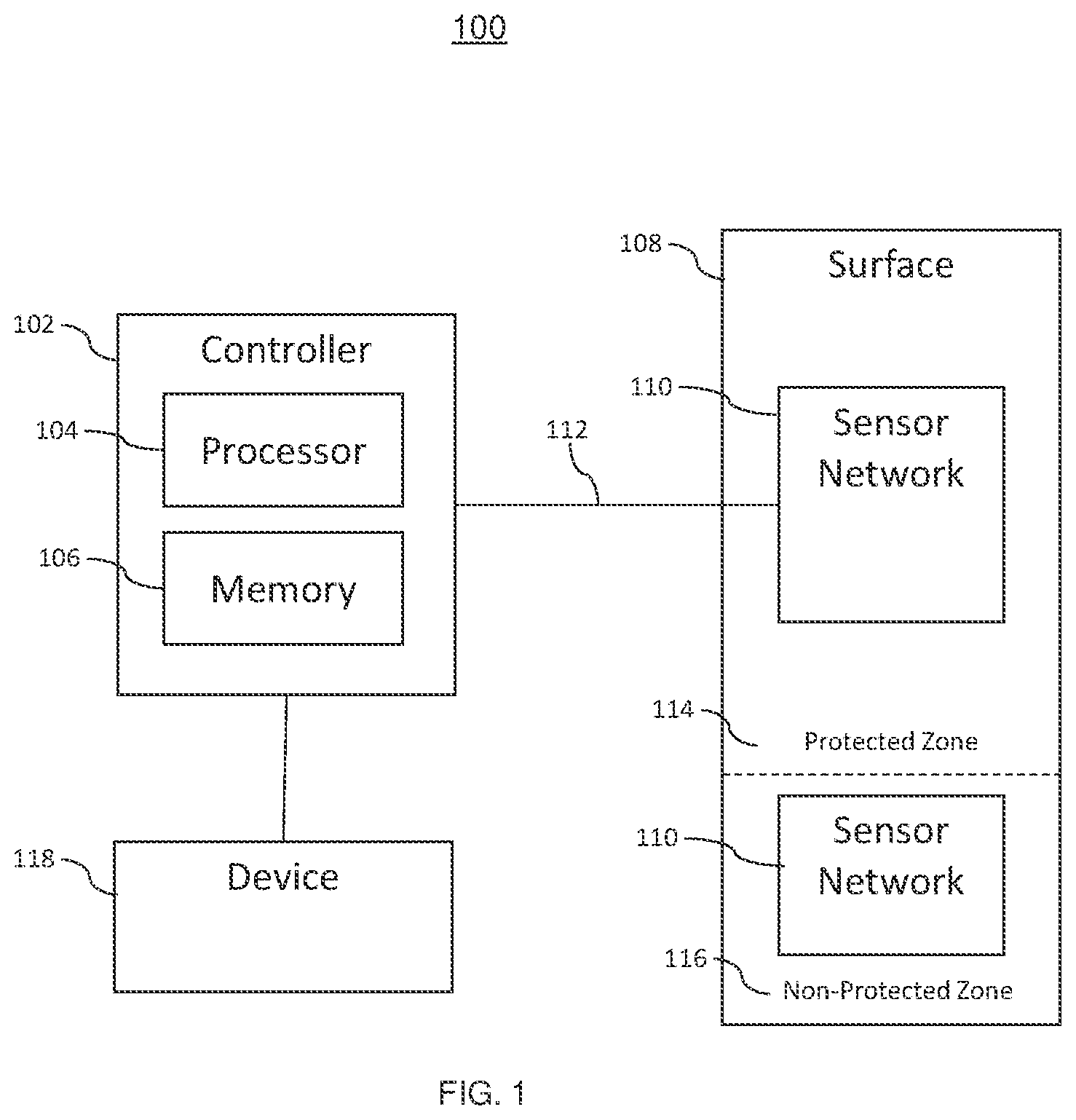 Patent US12492003 Figure 1 – Integrated ice protection with prognostics and health management