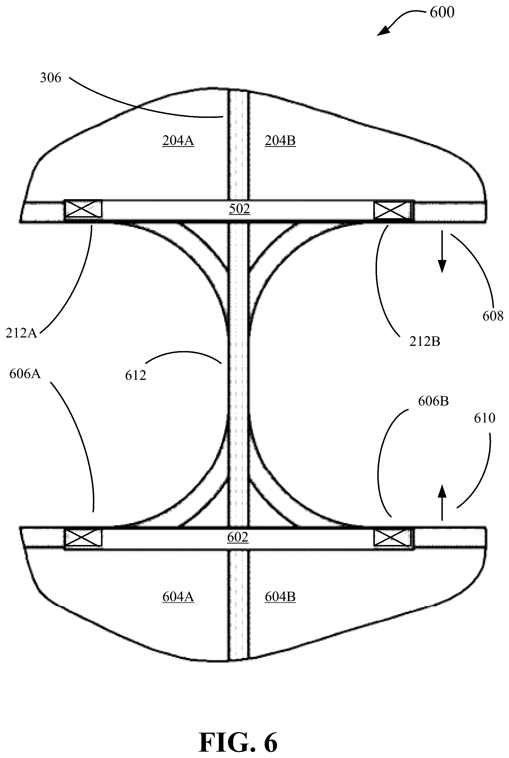 Patent US12492004 Figure 6 – Reduction of asymmetrical loading in parachute inflation