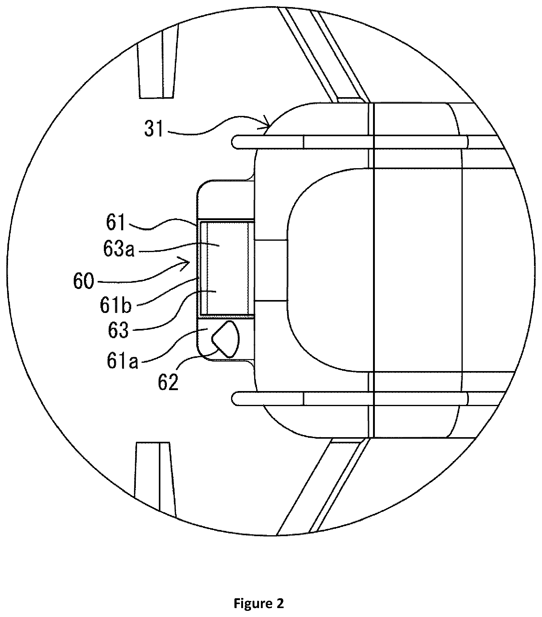 Patent US12492005 Figure 2 – Safety device and flight vehicle provided with safety device