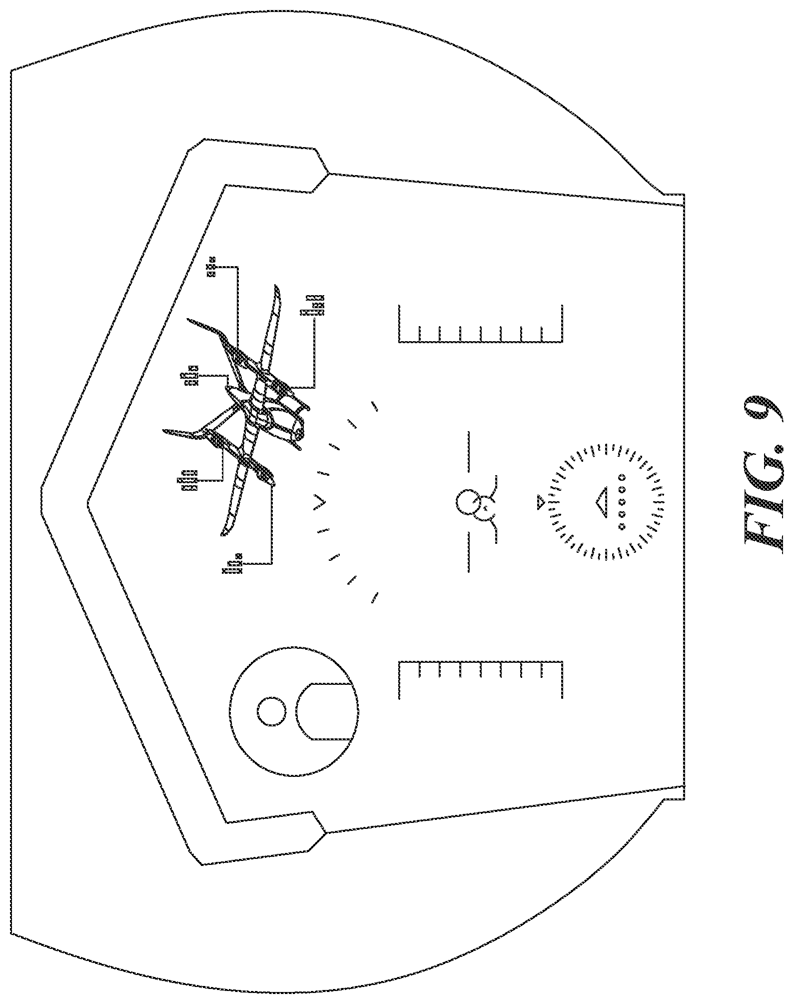 Patent US12492007 Figure 9 – System for establishing a primary function display in an electrical vertical takeoff and landing aircraft