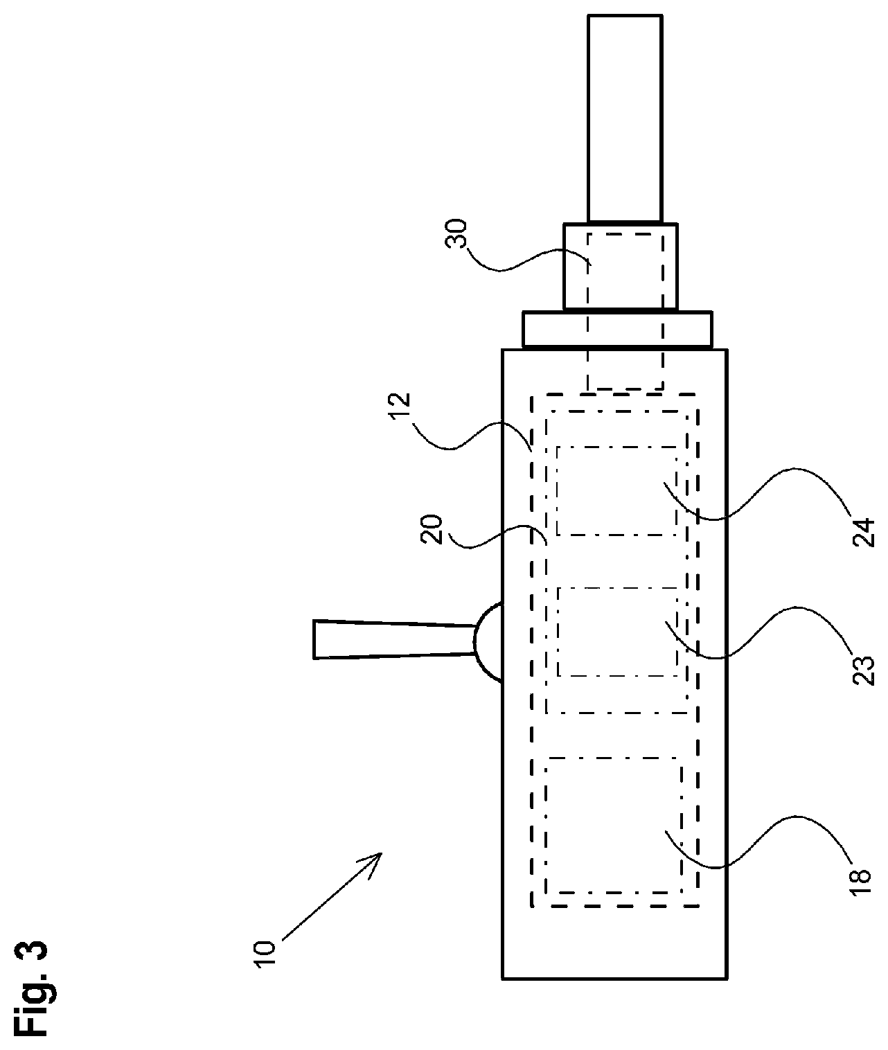 Patent US12492011 Figure 3 – Remote-controllable lifting and/or transporting arrangement