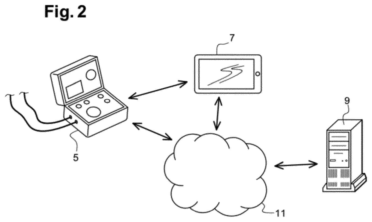 Patent US12492014 Figure 2 – Test system for at least one aircraft navigation instrument