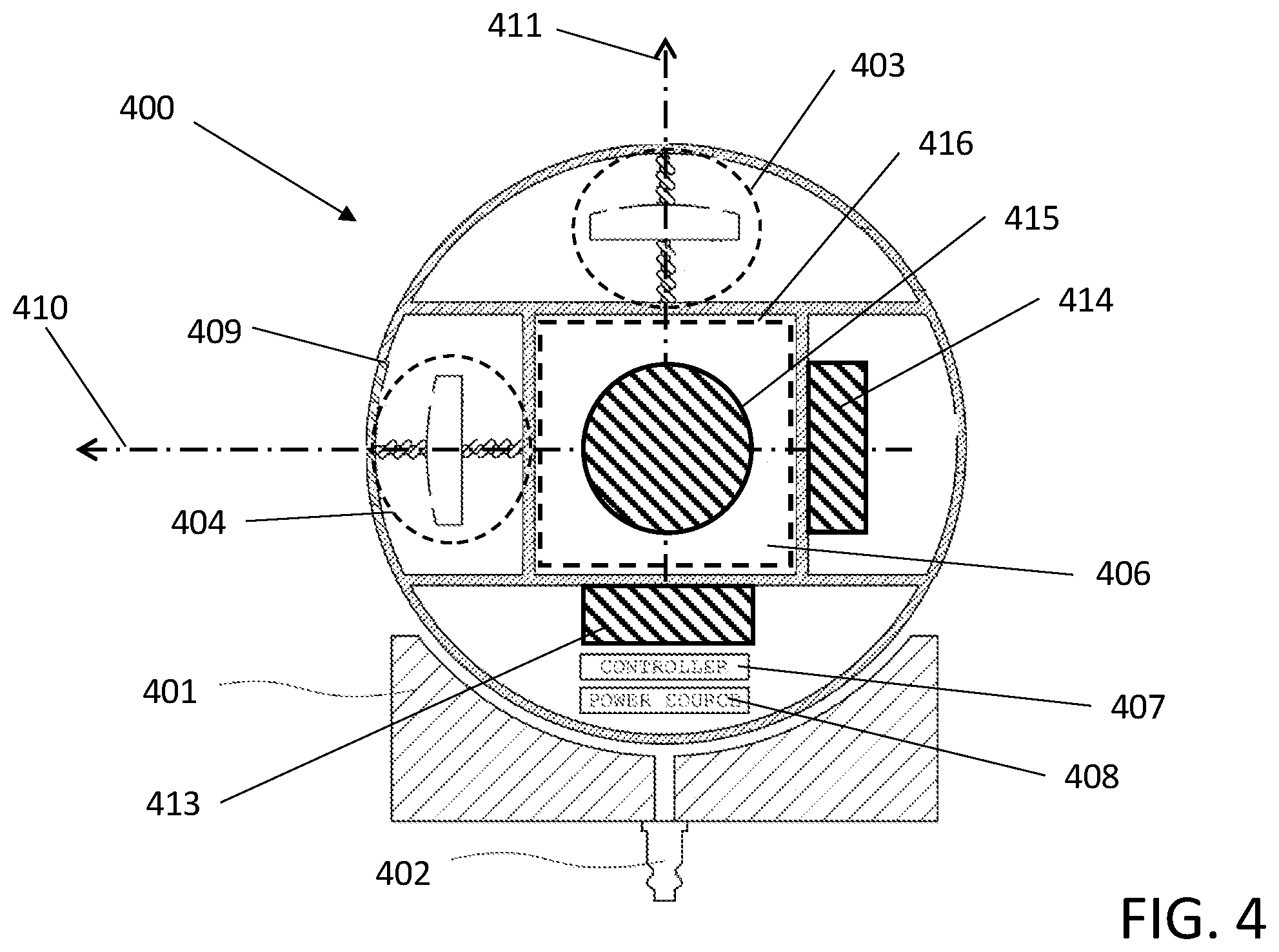 Patent US12492015 Figure 4 – System and method for the improvement of attitude control system testbeds for small satellites