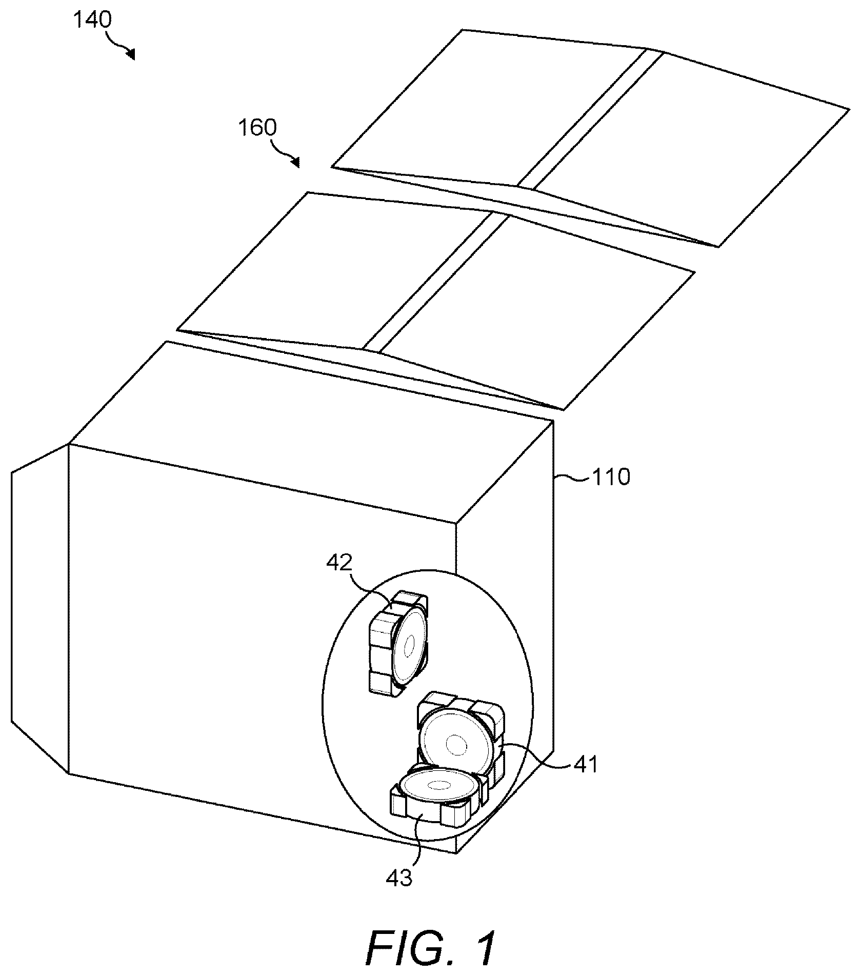 Patent US12492016 Figure 1 – Determination of spacecraft inertial properties