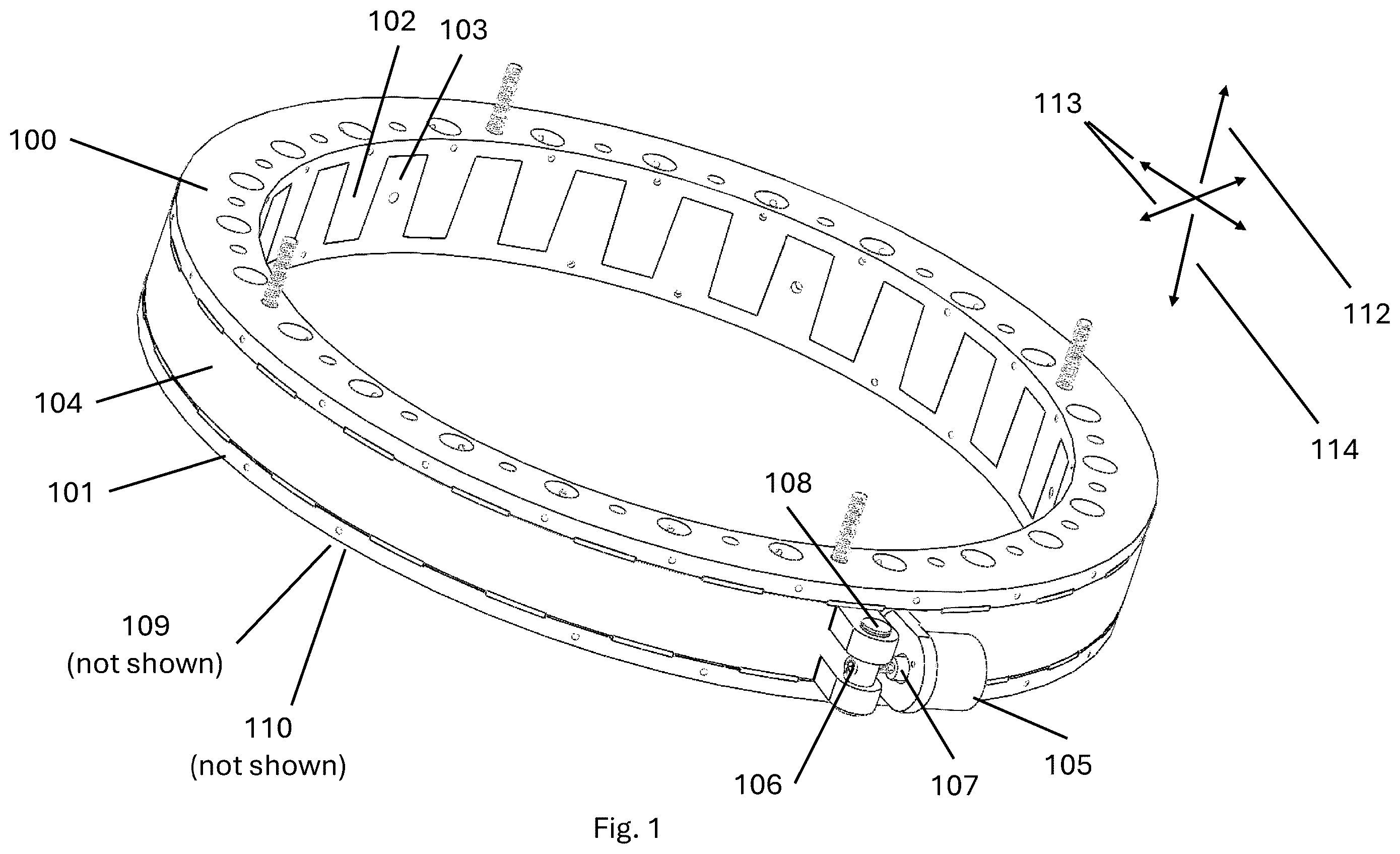 Patent US12492018 Figure 1 – Payload separation device and method