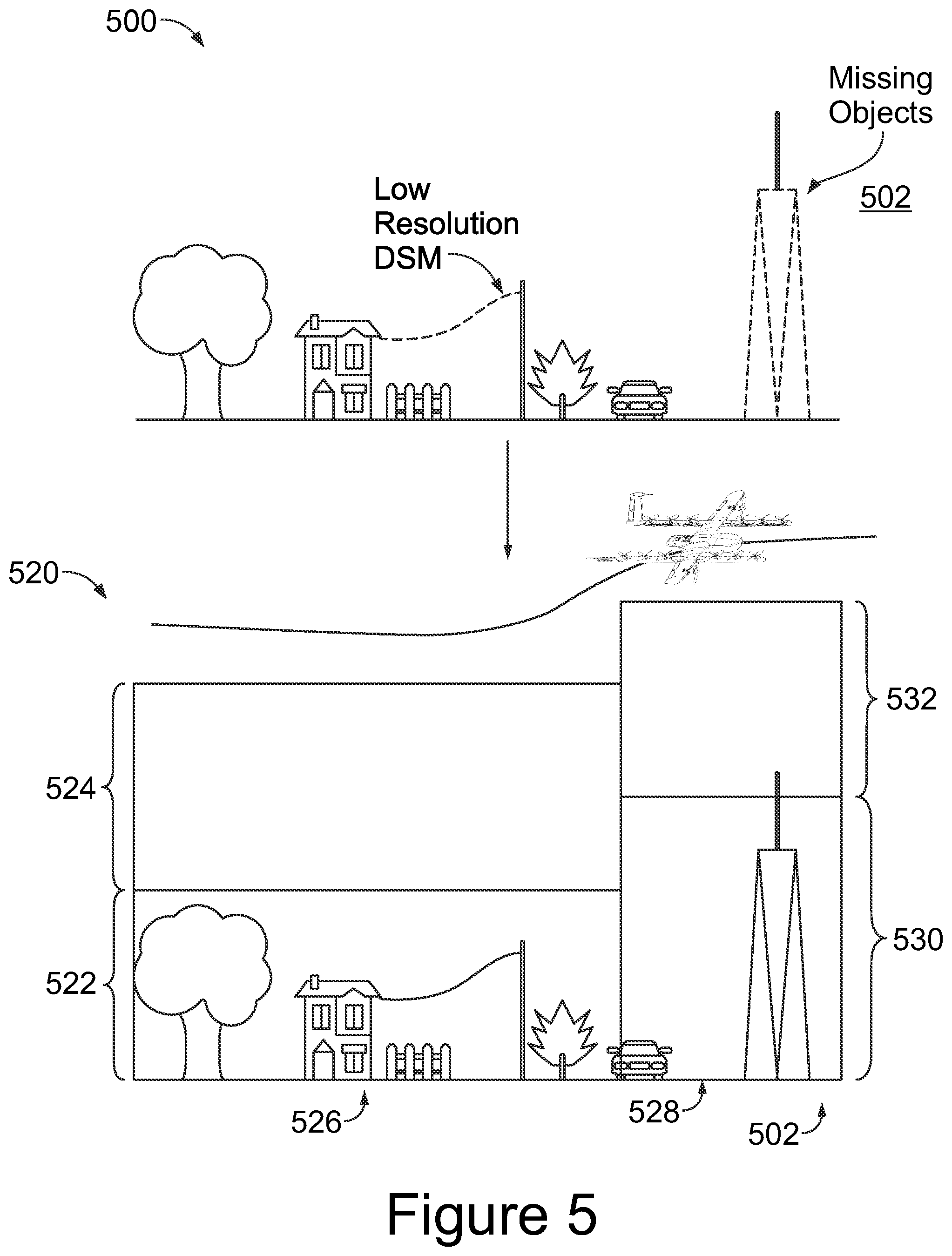 Patent US12492019 Figure 8 – Processes for generating and updating flyable airspace for unmanned aerial vehicles