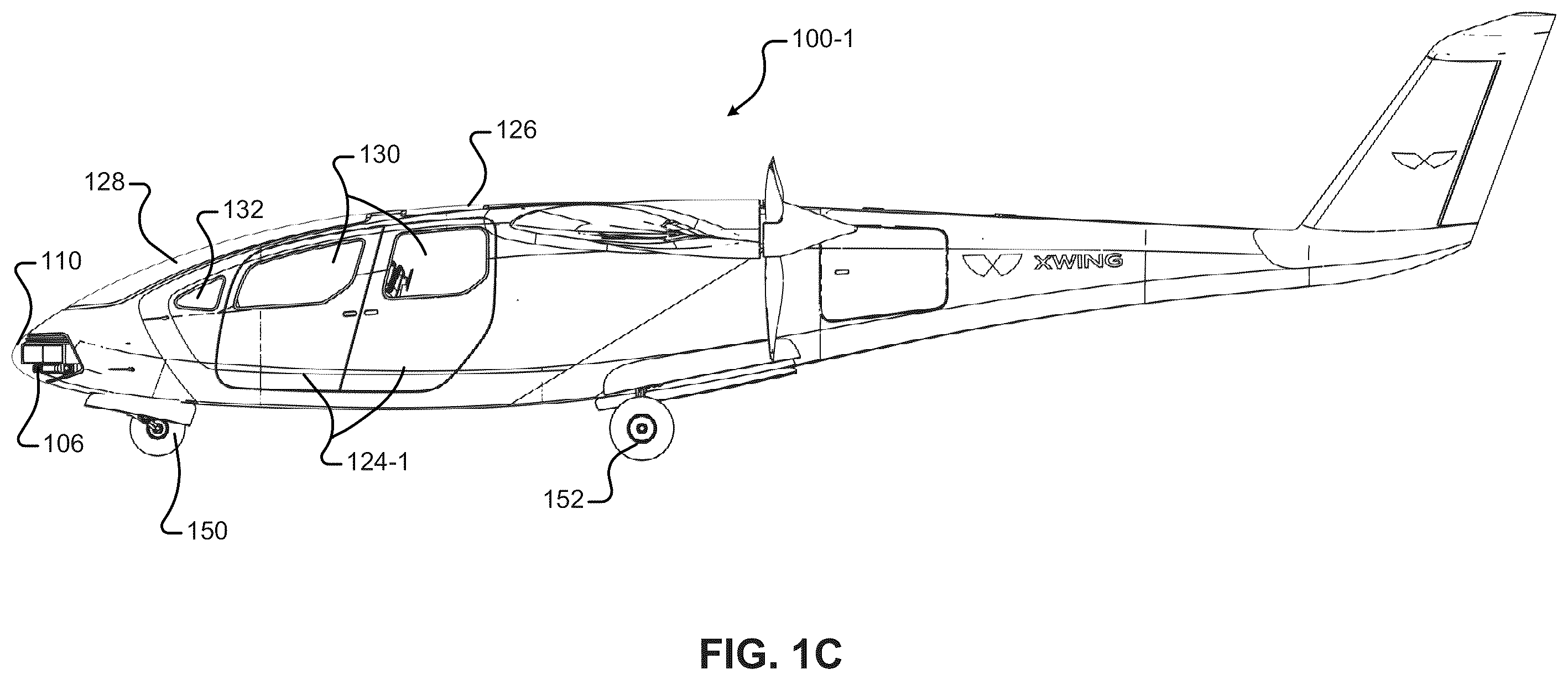 Patent US12492020 Figure 3 – Electric autonomous aircraft