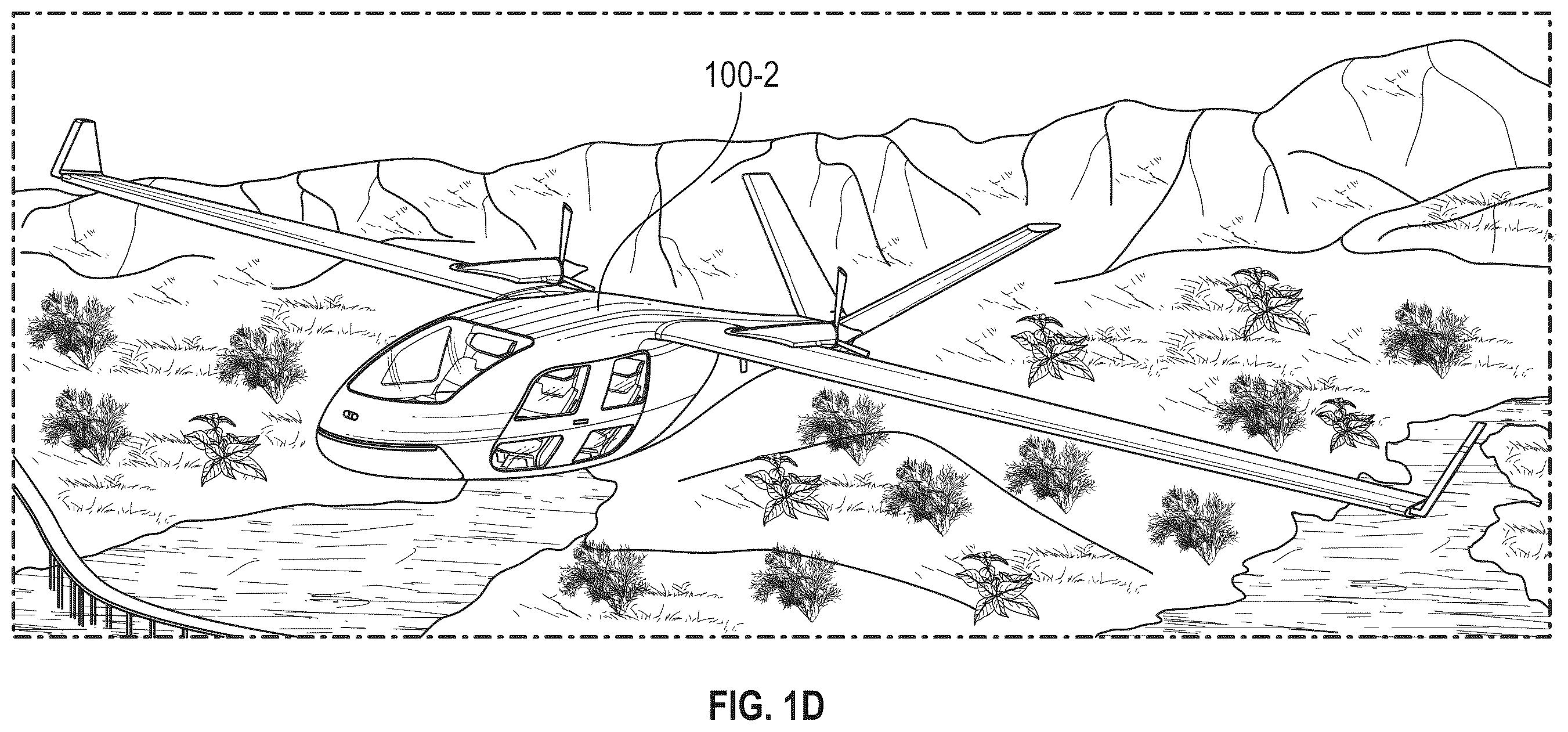 Patent US12492020 Figure 4 – Electric autonomous aircraft