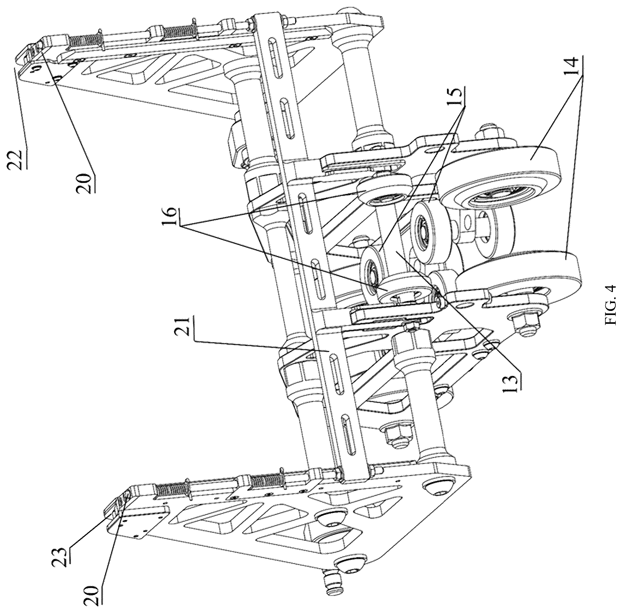 Patent US12492023 Figure 4 – Catapult launcher for a fixed-wing unmanned aerial vehicle (UAV)