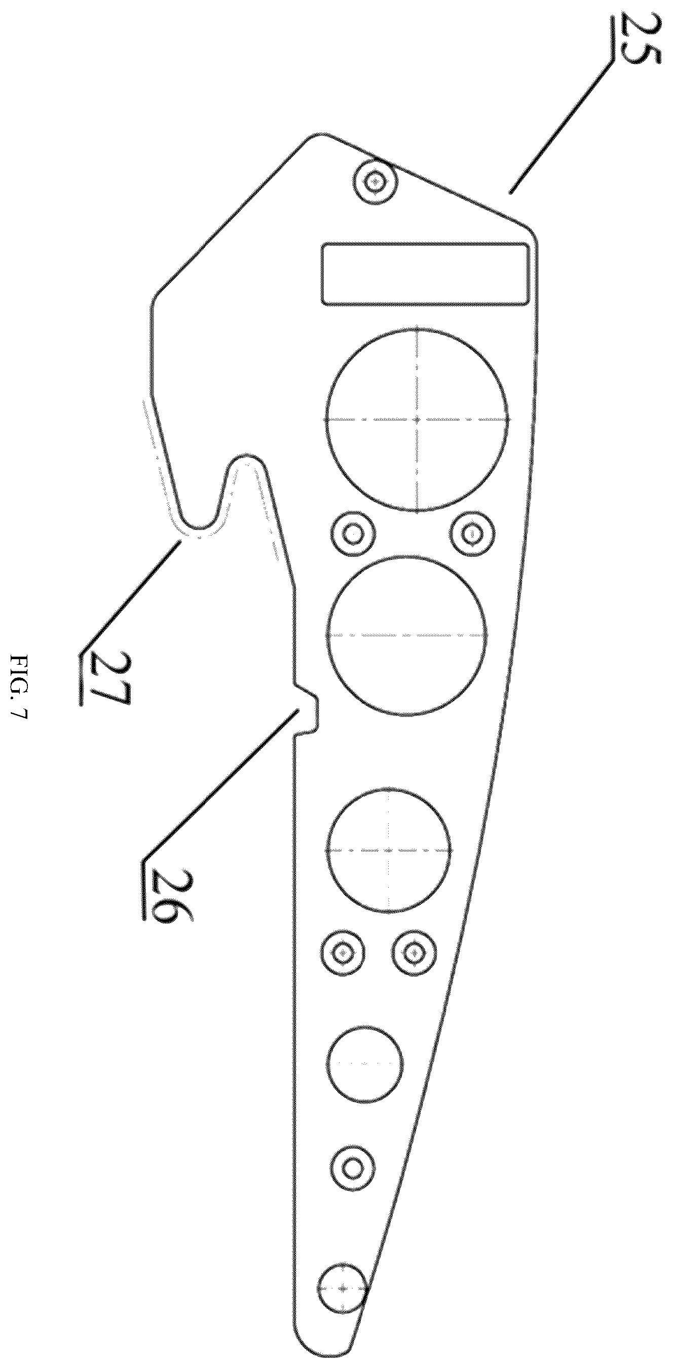 Patent US12492023 Figure 7 – Catapult launcher for a fixed-wing unmanned aerial vehicle (UAV)