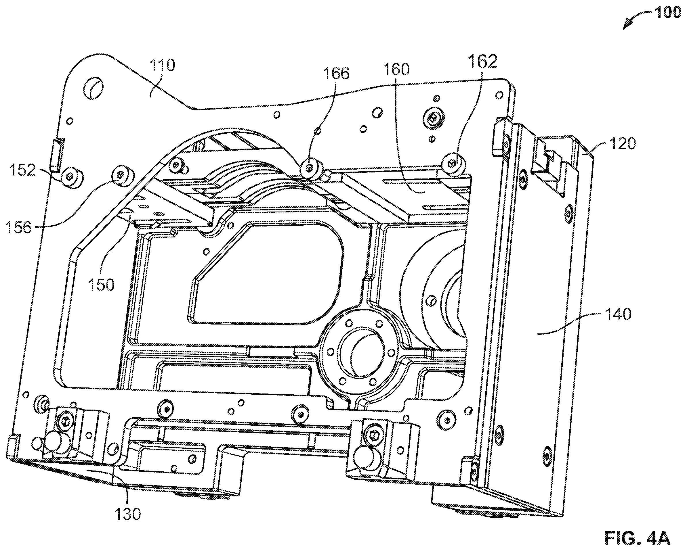Patent US12492026 Figure 4 – Strap-tensioning assembly with self-energizing transitioning wheel, and strap-size-adjustment features