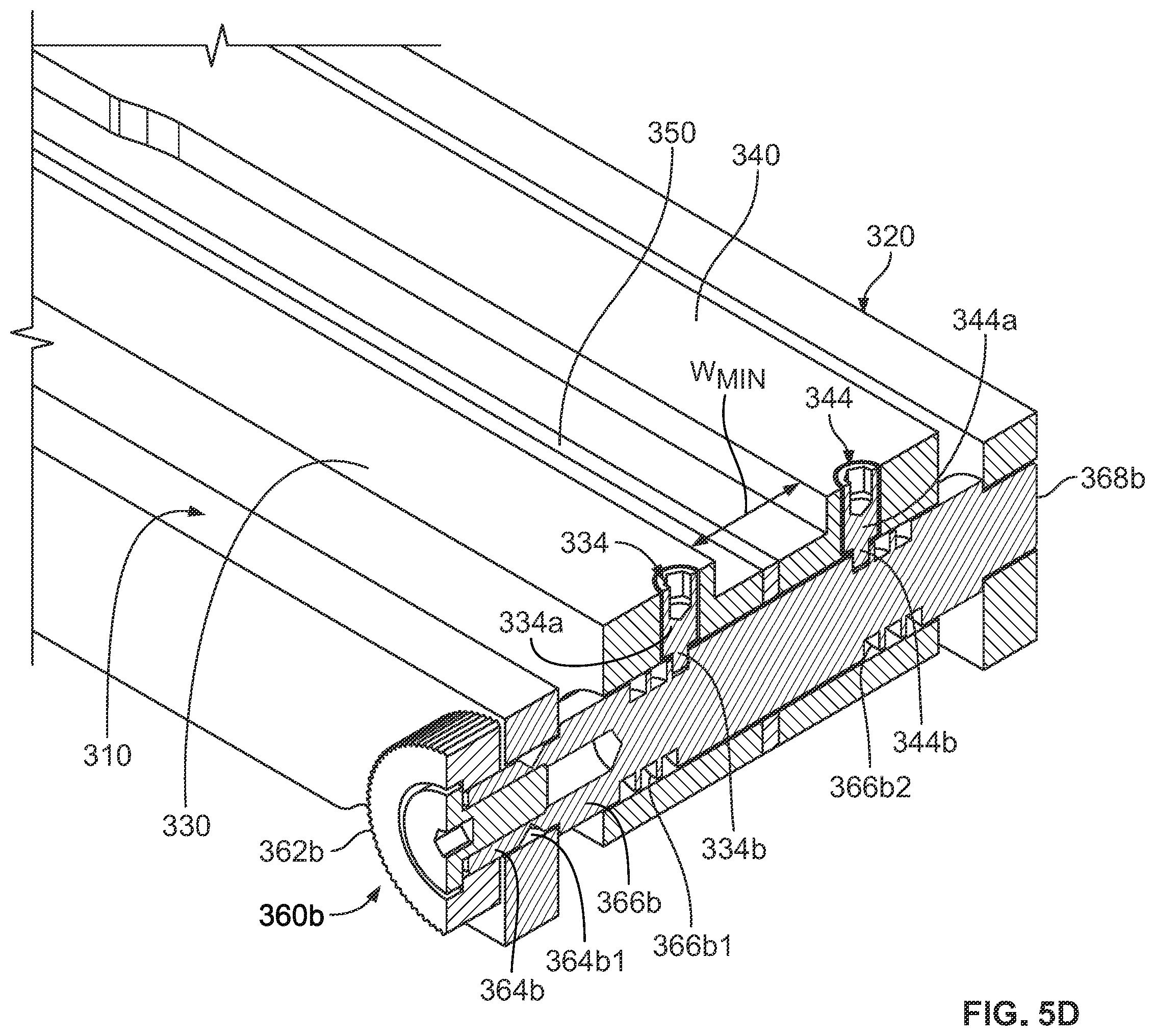 Patent US12492026 Figure 9 – Strap-tensioning assembly with self-energizing transitioning wheel, and strap-size-adjustment features