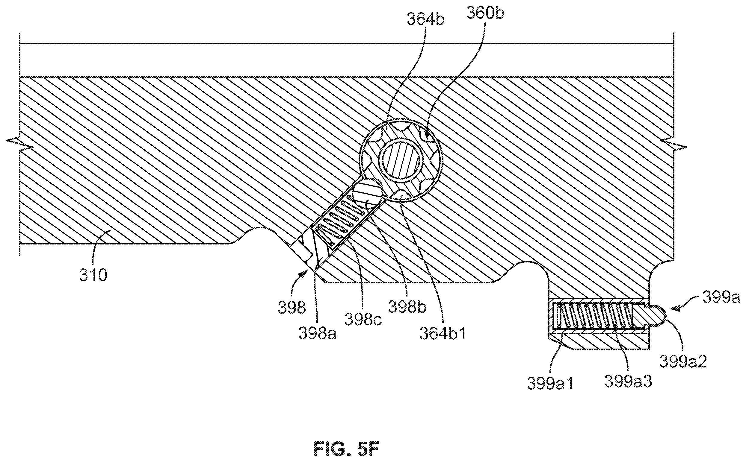 Patent US12492026 Figure 11 – Strap-tensioning assembly with self-energizing transitioning wheel, and strap-size-adjustment features