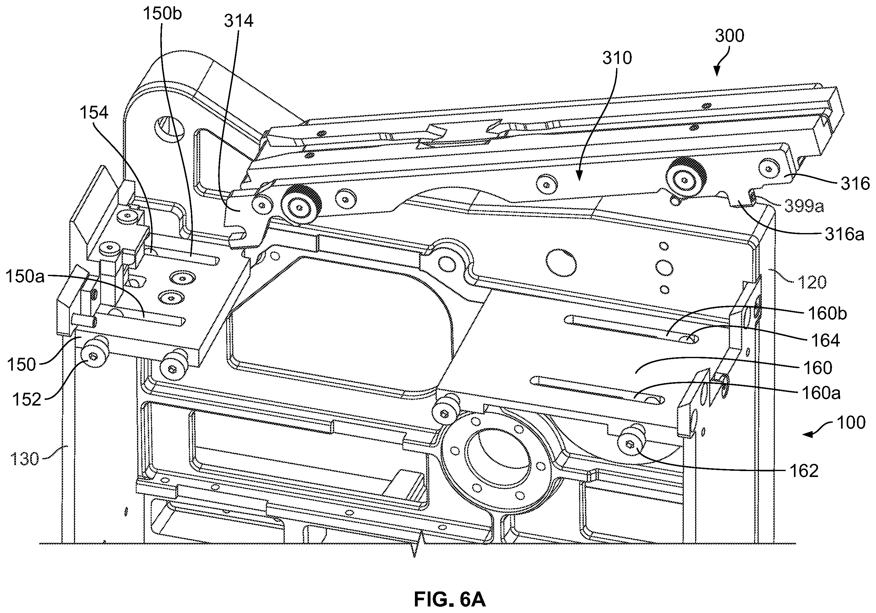 Patent US12492026 Figure 12 – Strap-tensioning assembly with self-energizing transitioning wheel, and strap-size-adjustment features