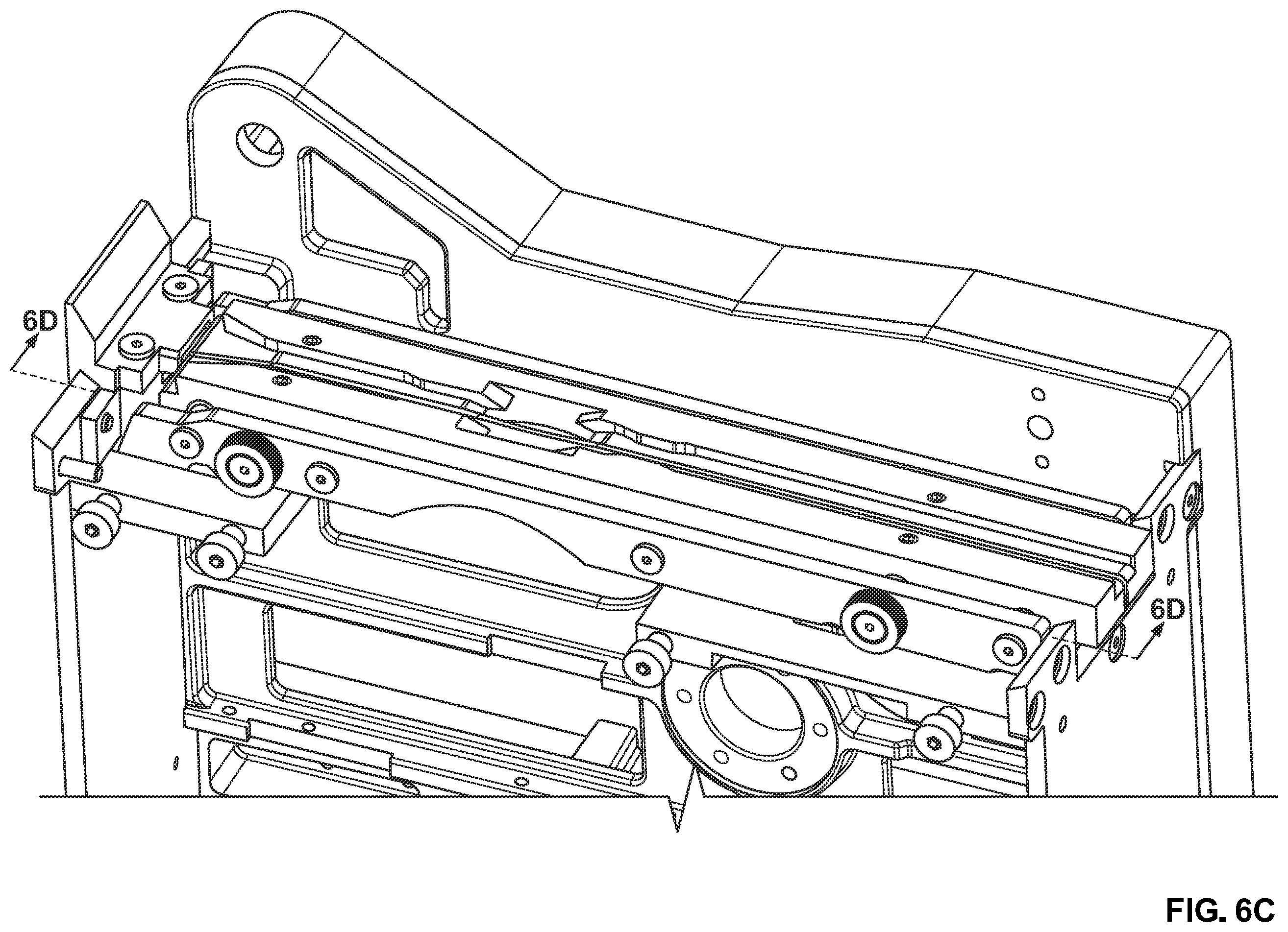 Patent US12492026 Figure 14 – Strap-tensioning assembly with self-energizing transitioning wheel, and strap-size-adjustment features