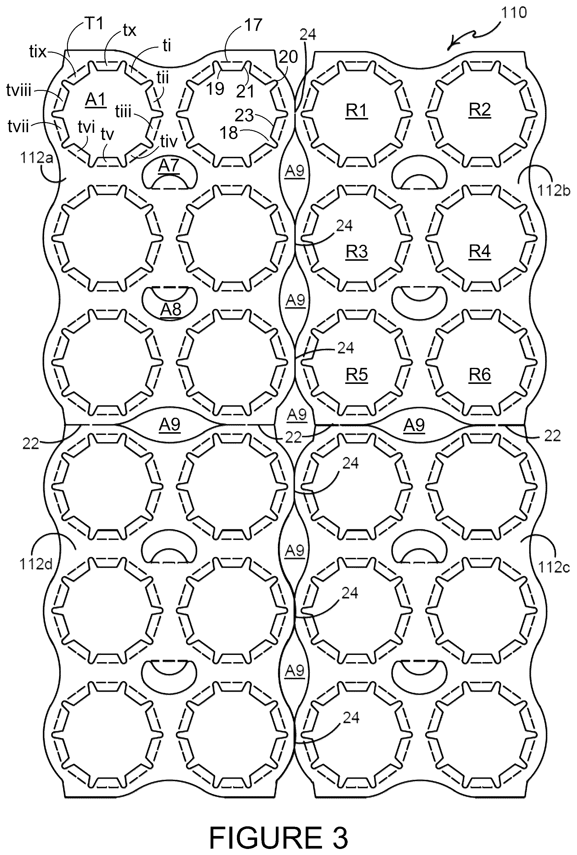 Patent US12492027 Figure 3 – Applicator plate, apparatus and method