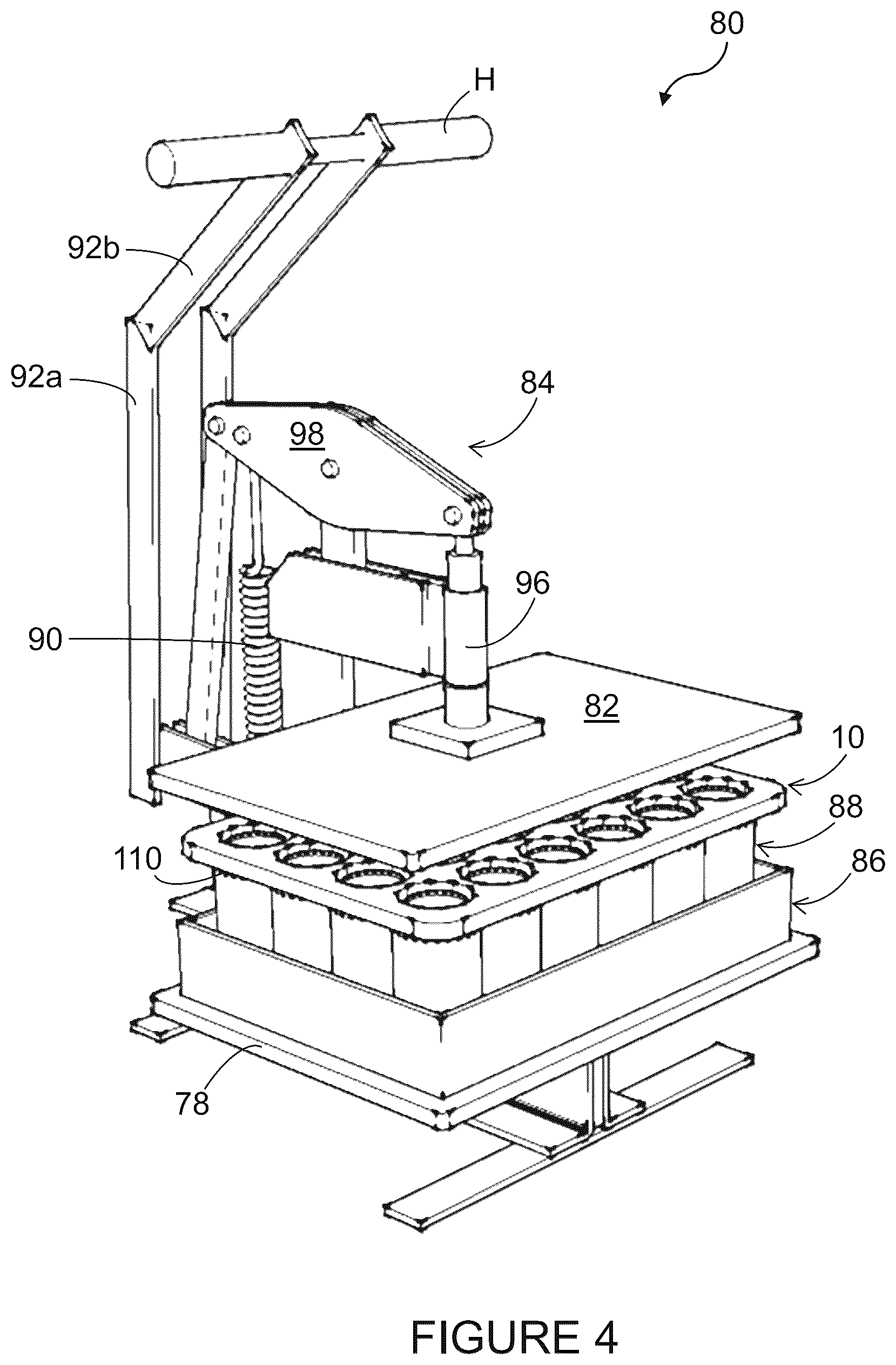 Patent US12492027 Figure 4 – Applicator plate, apparatus and method