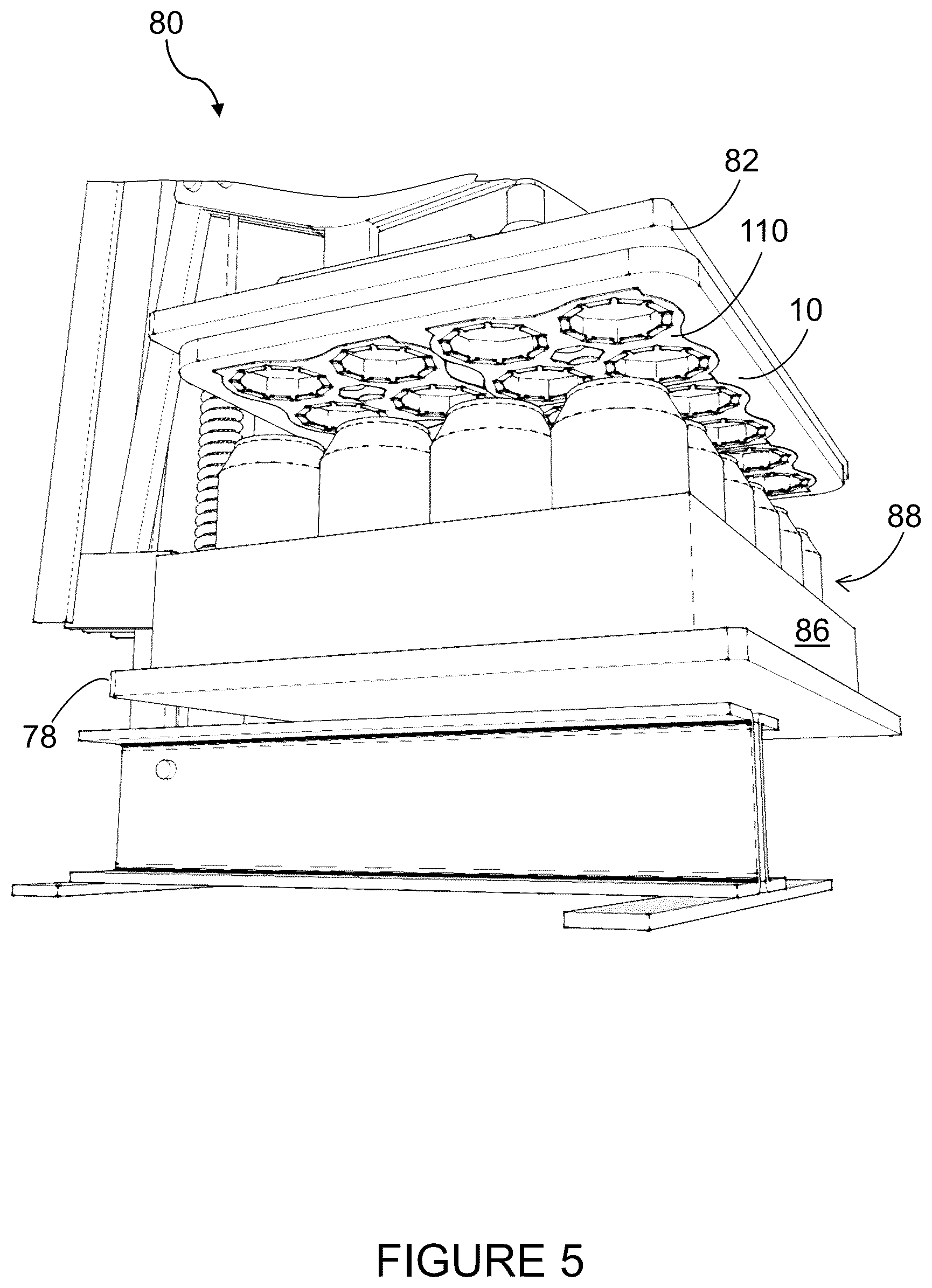 Patent US12492027 Figure 5 – Applicator plate, apparatus and method
