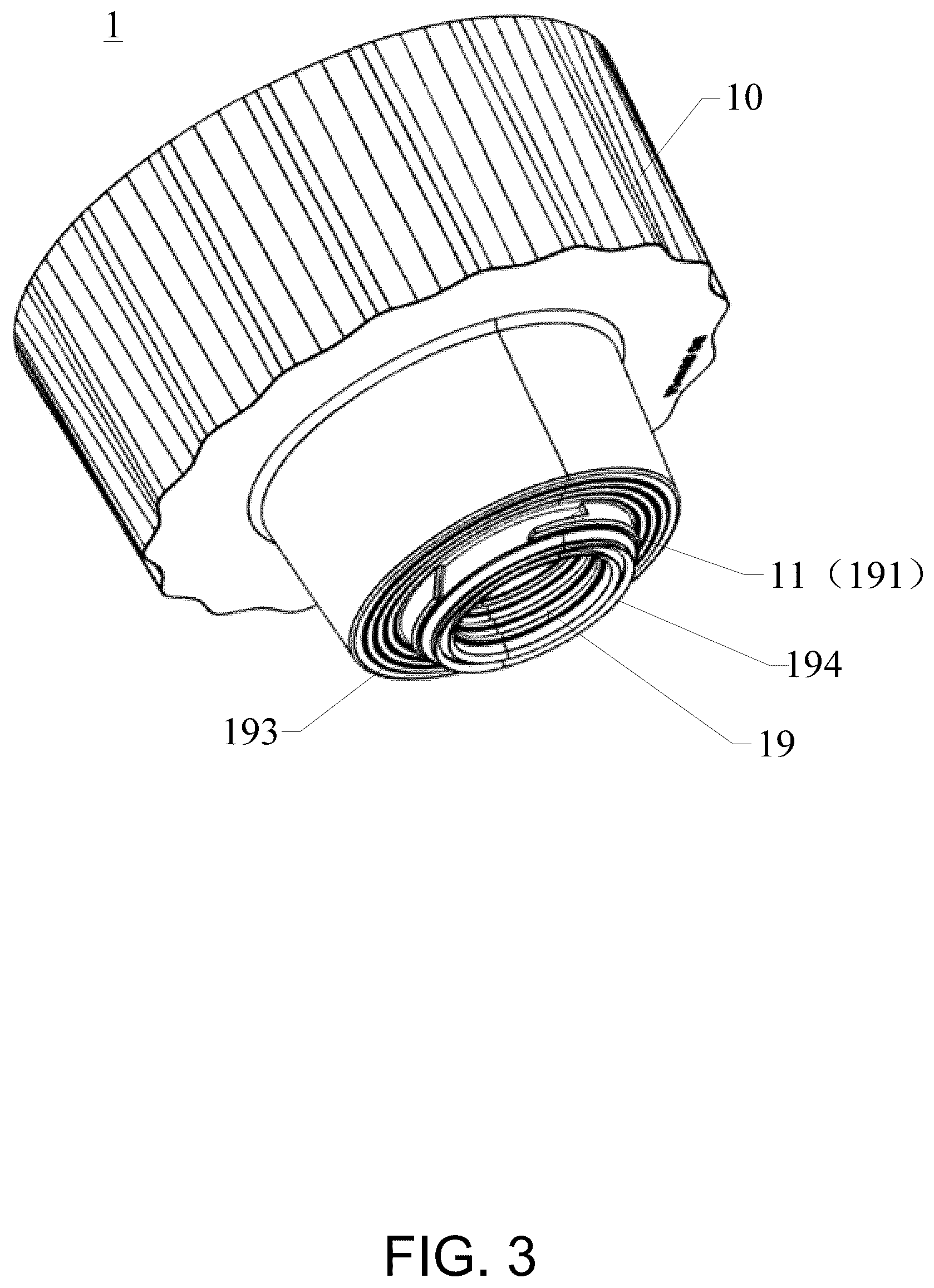 Patent US12492028 Figure 4 – Vacuum pumping device