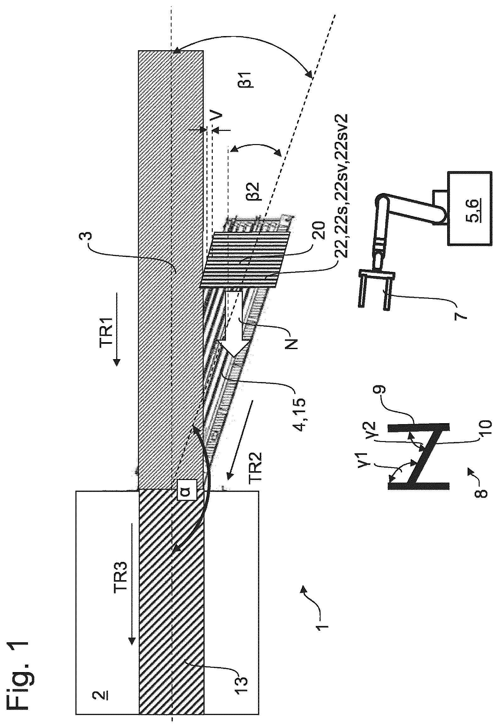 Patent US12492029 Figure 1 – Packaging system and method for feeding flat packaging materials to a packaging system
