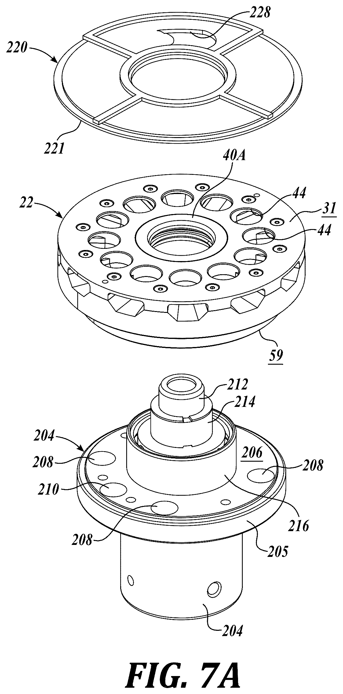 Patent US12492030 Figure 5 – Turret assemblies for container sealing system