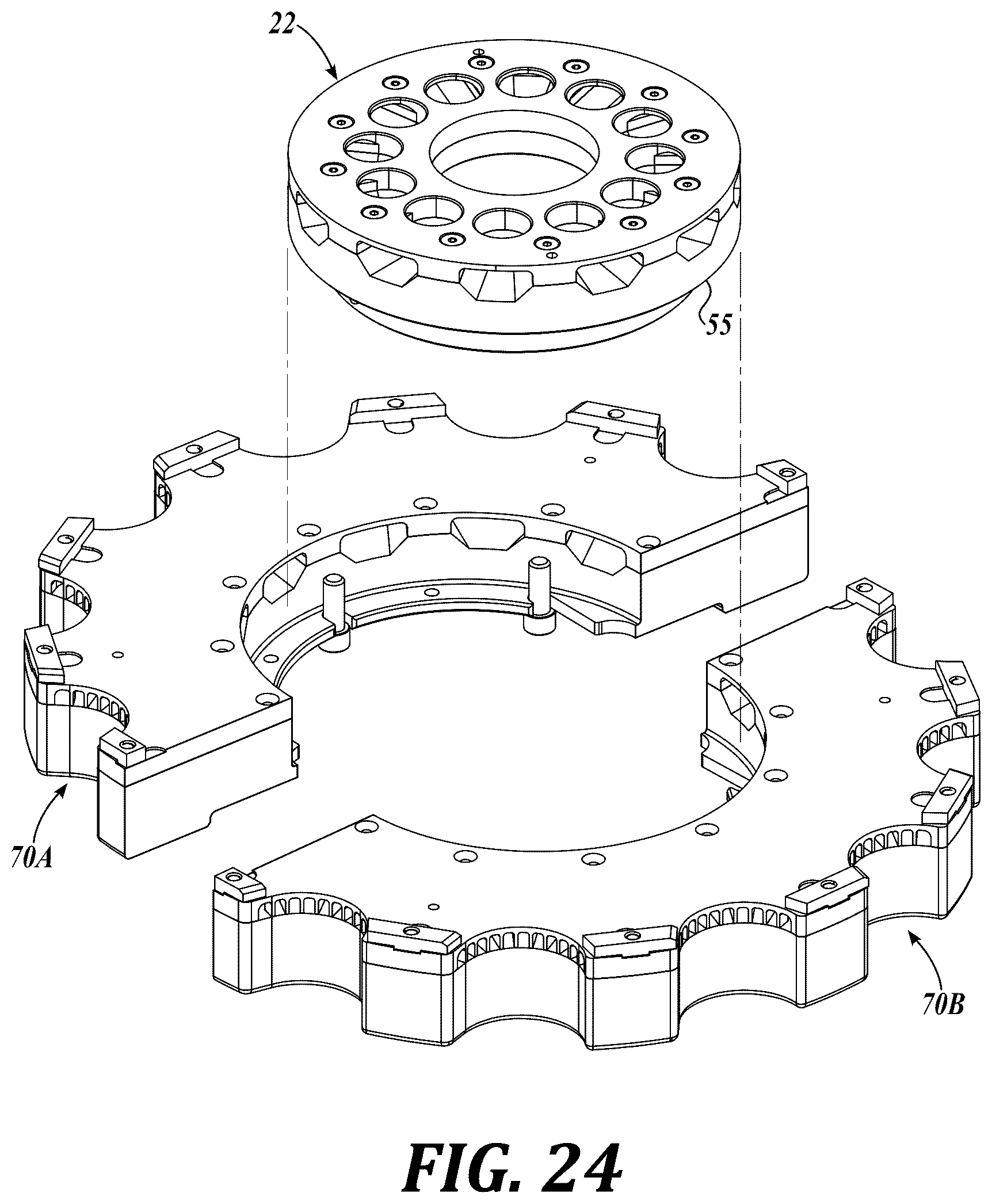 Patent US12492030 Figure 17 – Turret assemblies for container sealing system