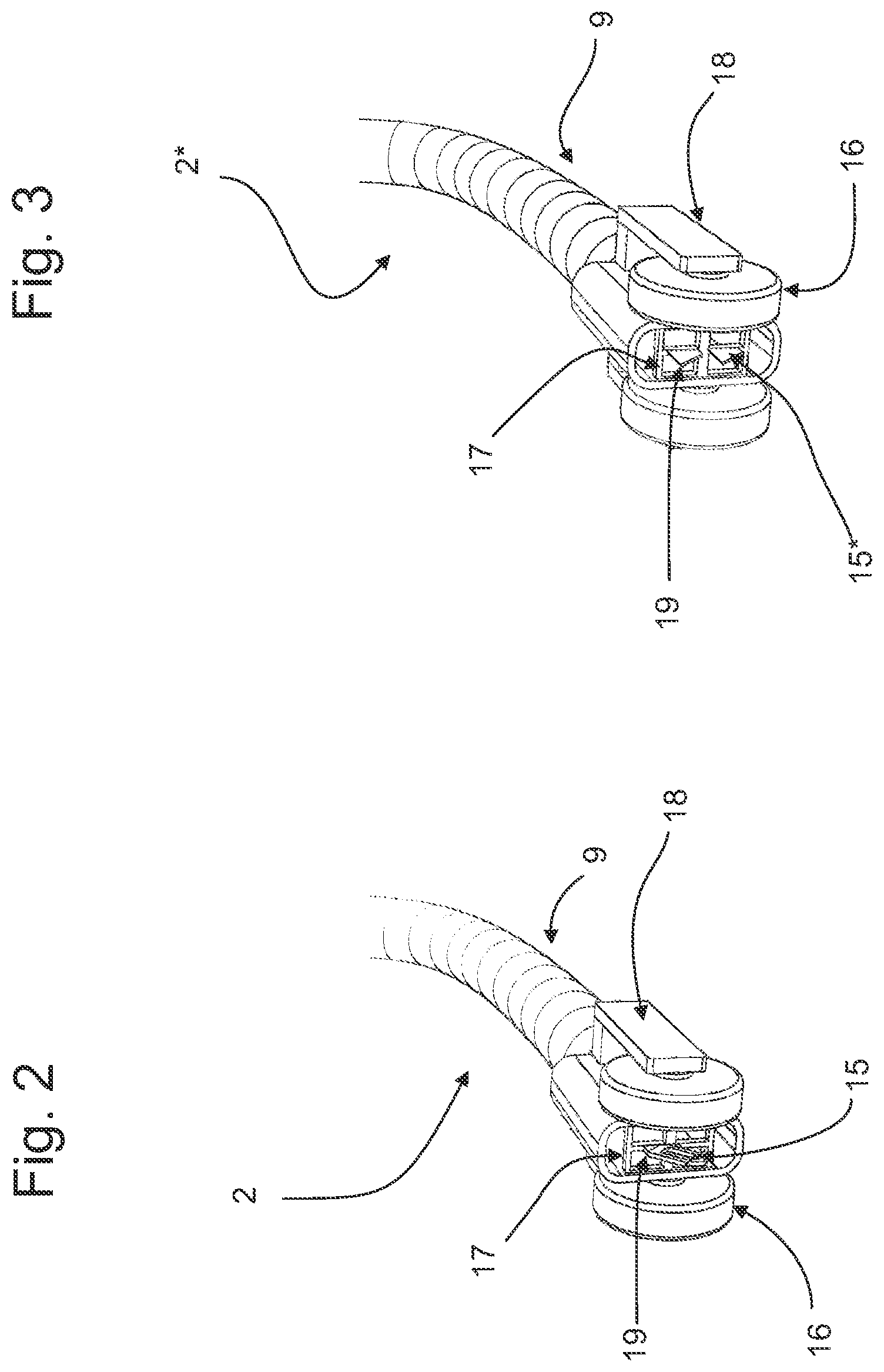 Patent US12492033 Figure 2 – Device and method for automatically removing a film wrapping from palletized stacks of products