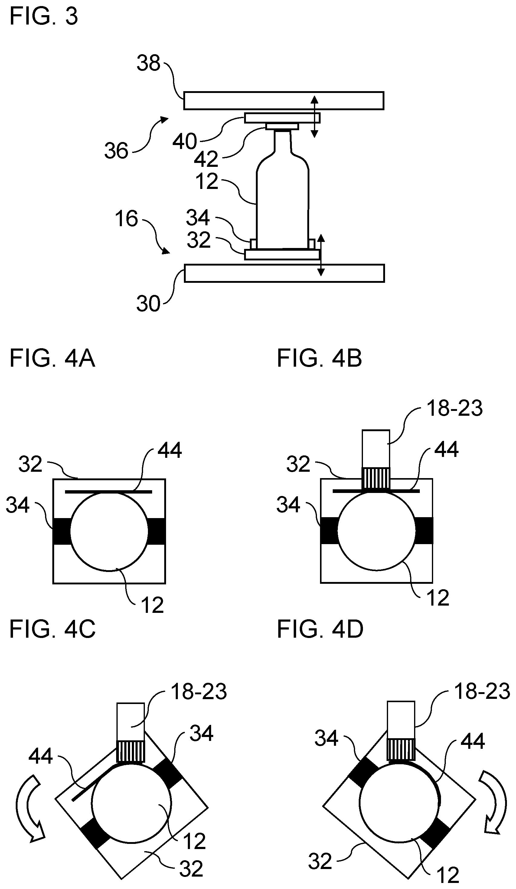 Patent US12492034 Figure 2 – Device for equipping containers