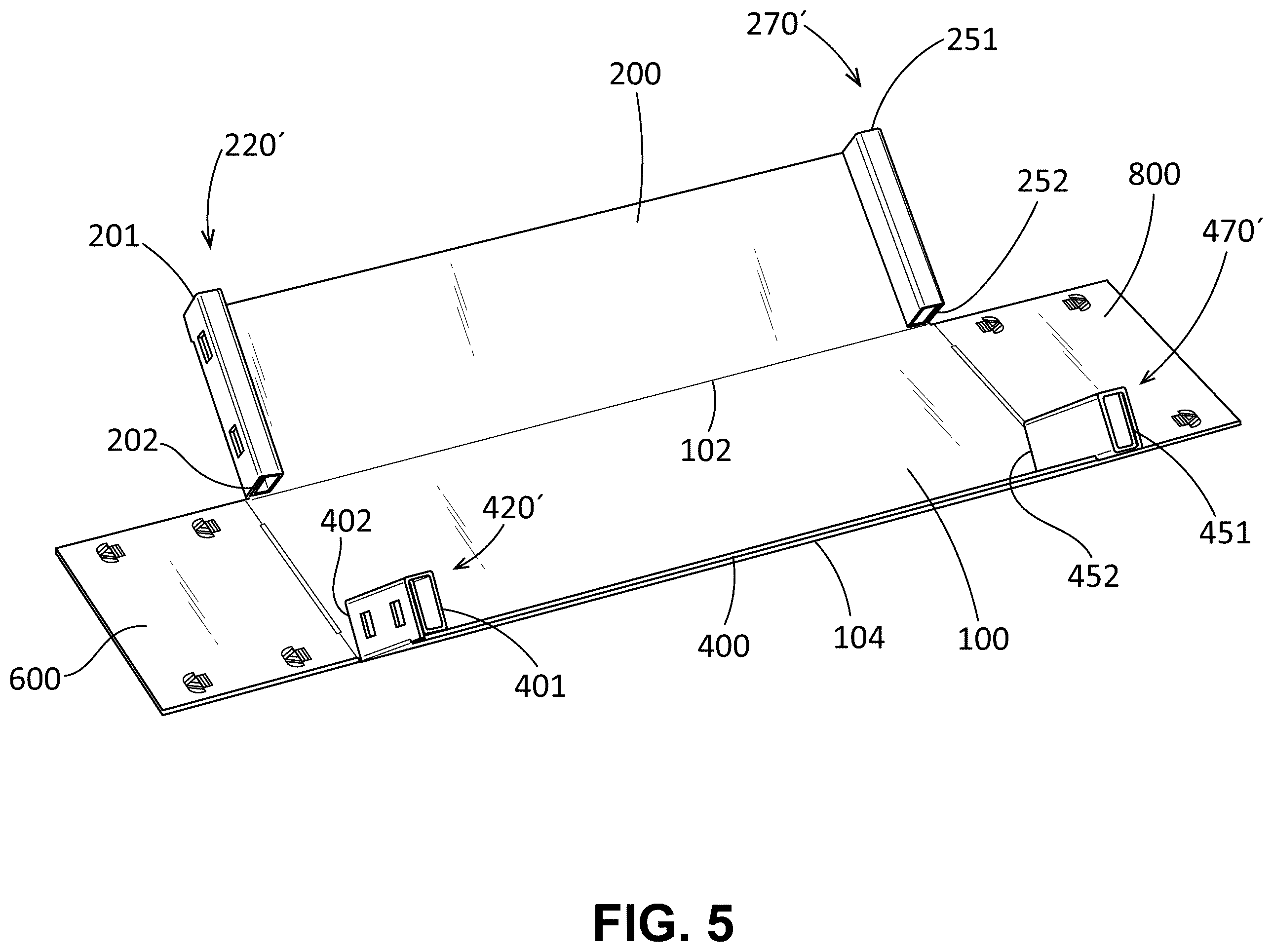 Patent US12492038 Figure 5 – Packaging assembly