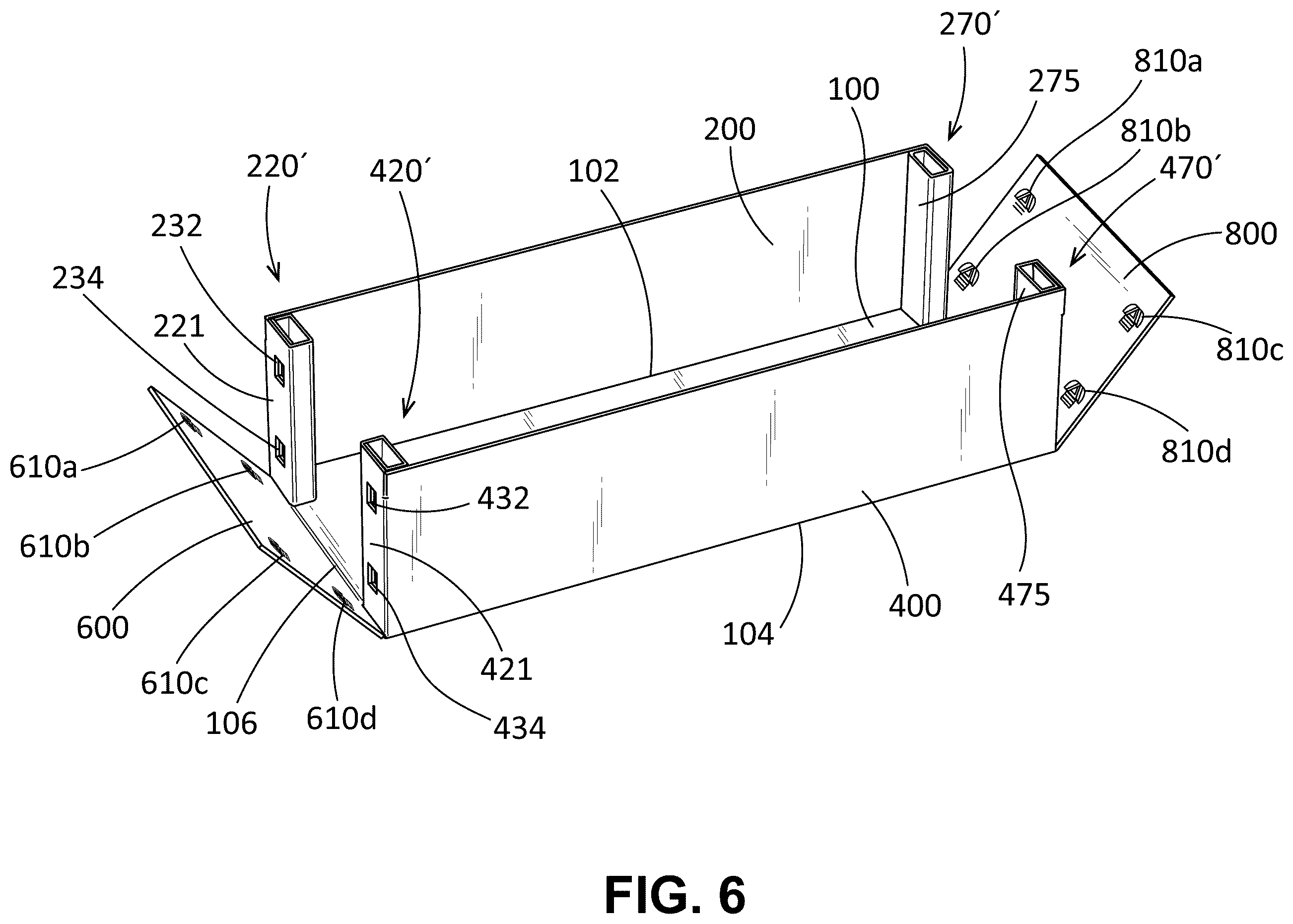 Patent US12492038 Figure 6 – Packaging assembly