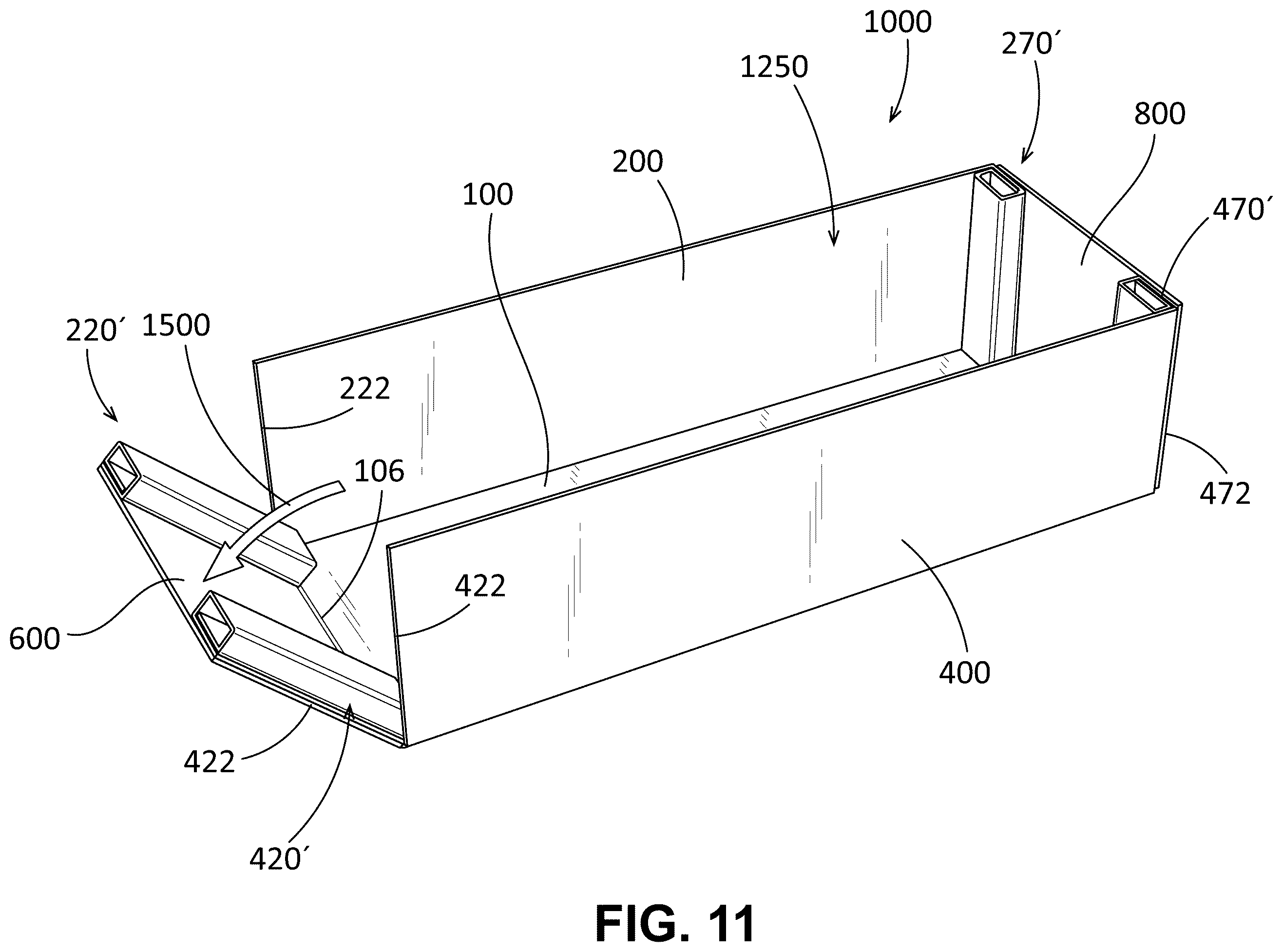 Patent US12492038 Figure 11 – Packaging assembly