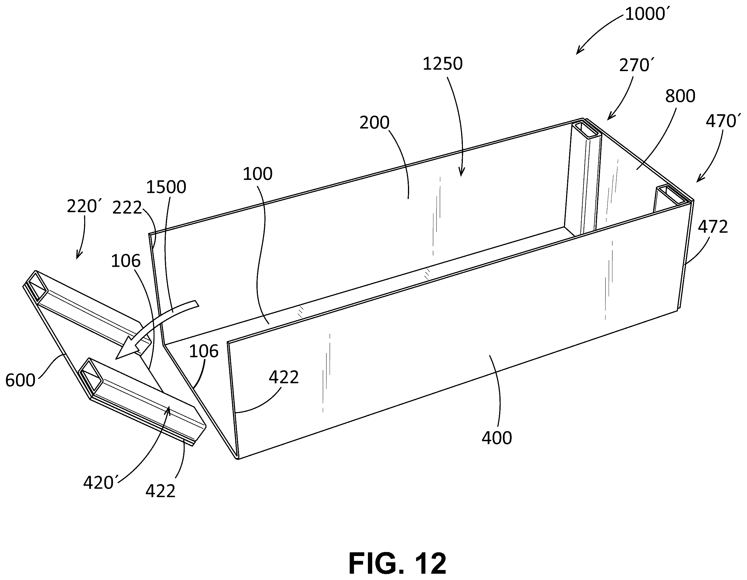 Patent US12492038 Figure 12 – Packaging assembly