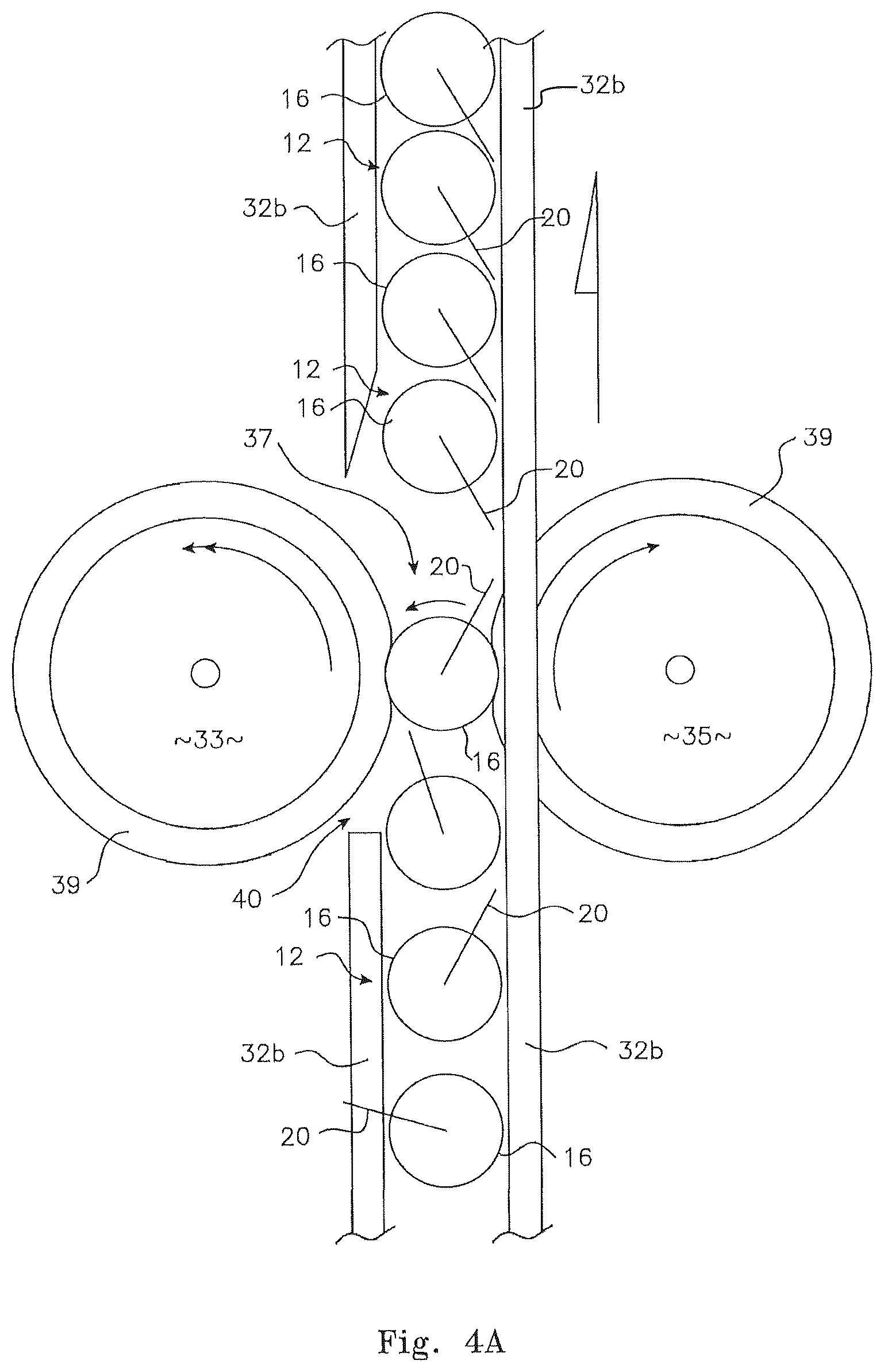 Patent US12492041 Figure 5 – Continuous stretch blow moulding system applied to specified integral handle pet preform and container structures