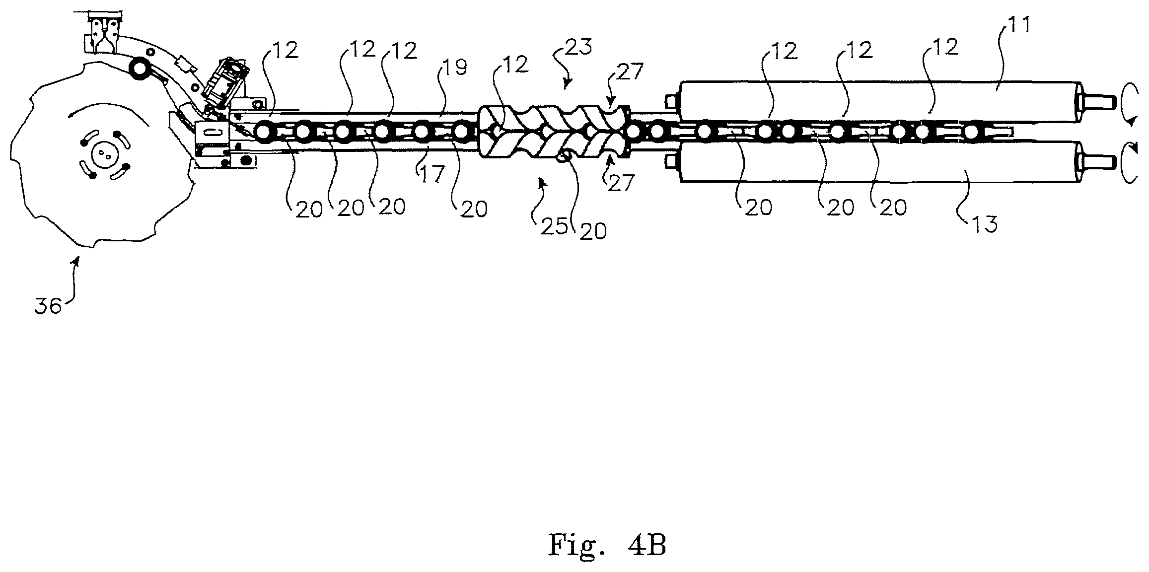 Patent US12492041 Figure 6 – Continuous stretch blow moulding system applied to specified integral handle pet preform and container structures