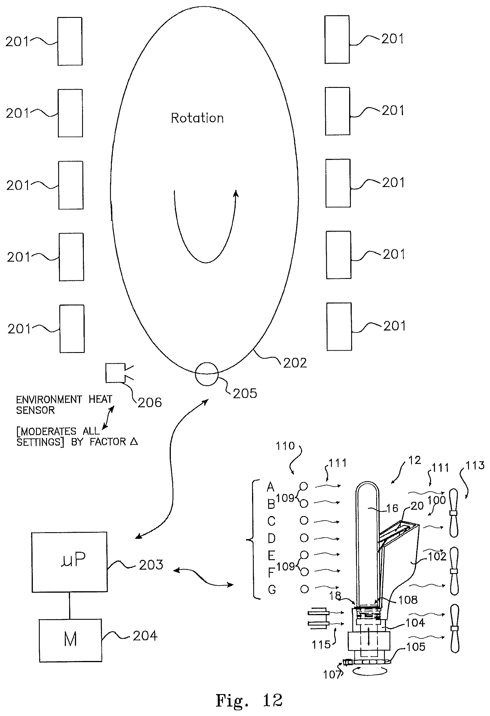Patent US12492041 Figure 16 – Continuous stretch blow moulding system applied to specified integral handle pet preform and container structures