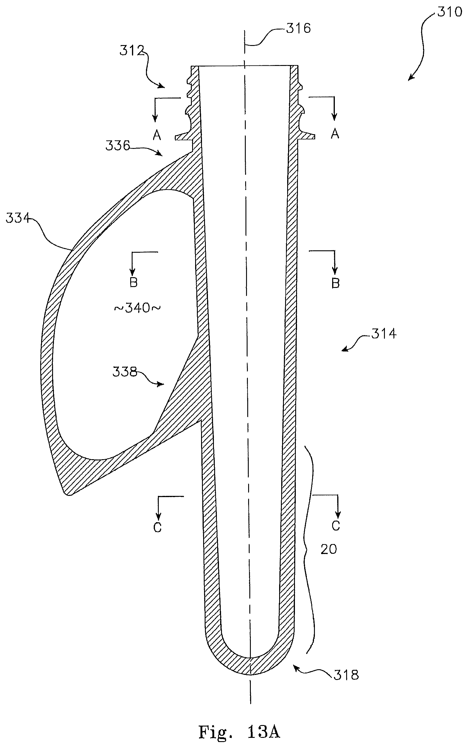Patent US12492041 Figure 18 – Continuous stretch blow moulding system applied to specified integral handle pet preform and container structures