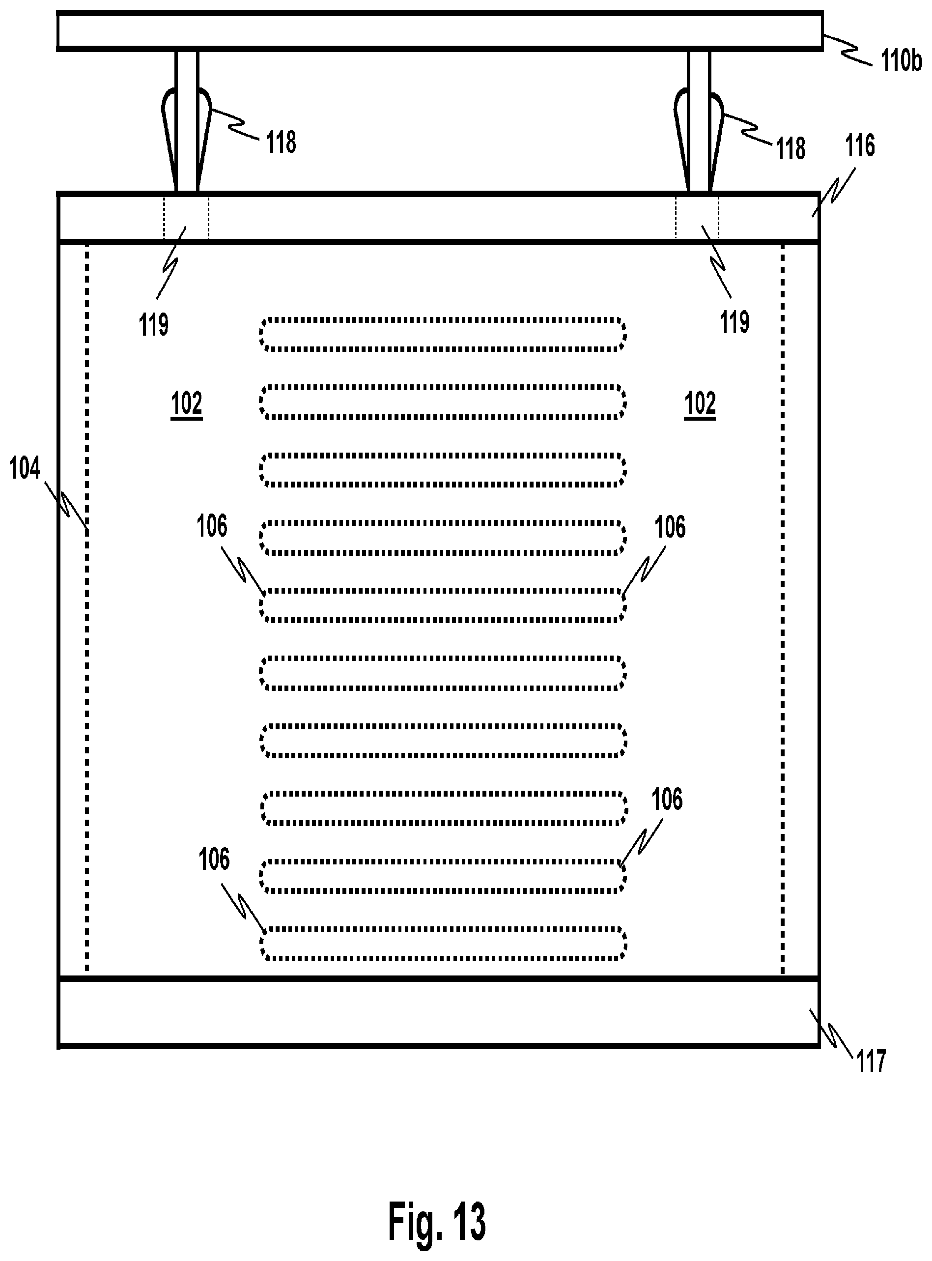 Patent US12492042 Figure 11 – Returnable shipping container