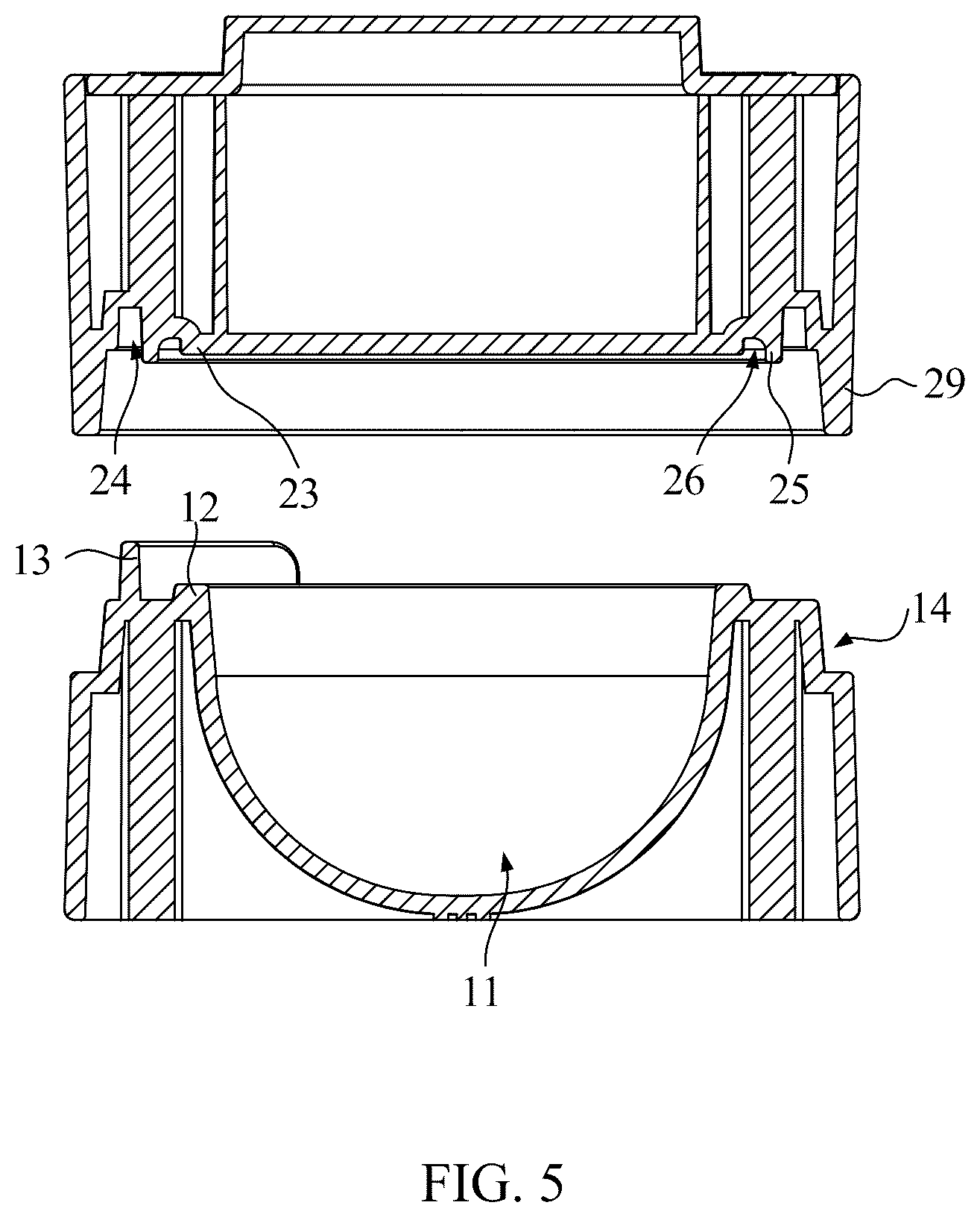 Patent US12492046 Figure 5 – Sealing device for capsule product and operation method thereof