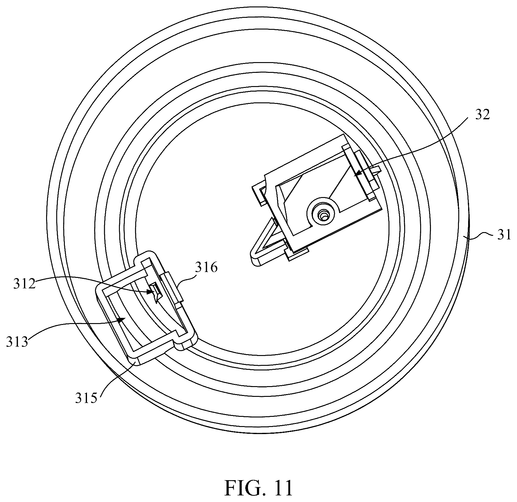 Patent US12492046 Figure 11 – Sealing device for capsule product and operation method thereof