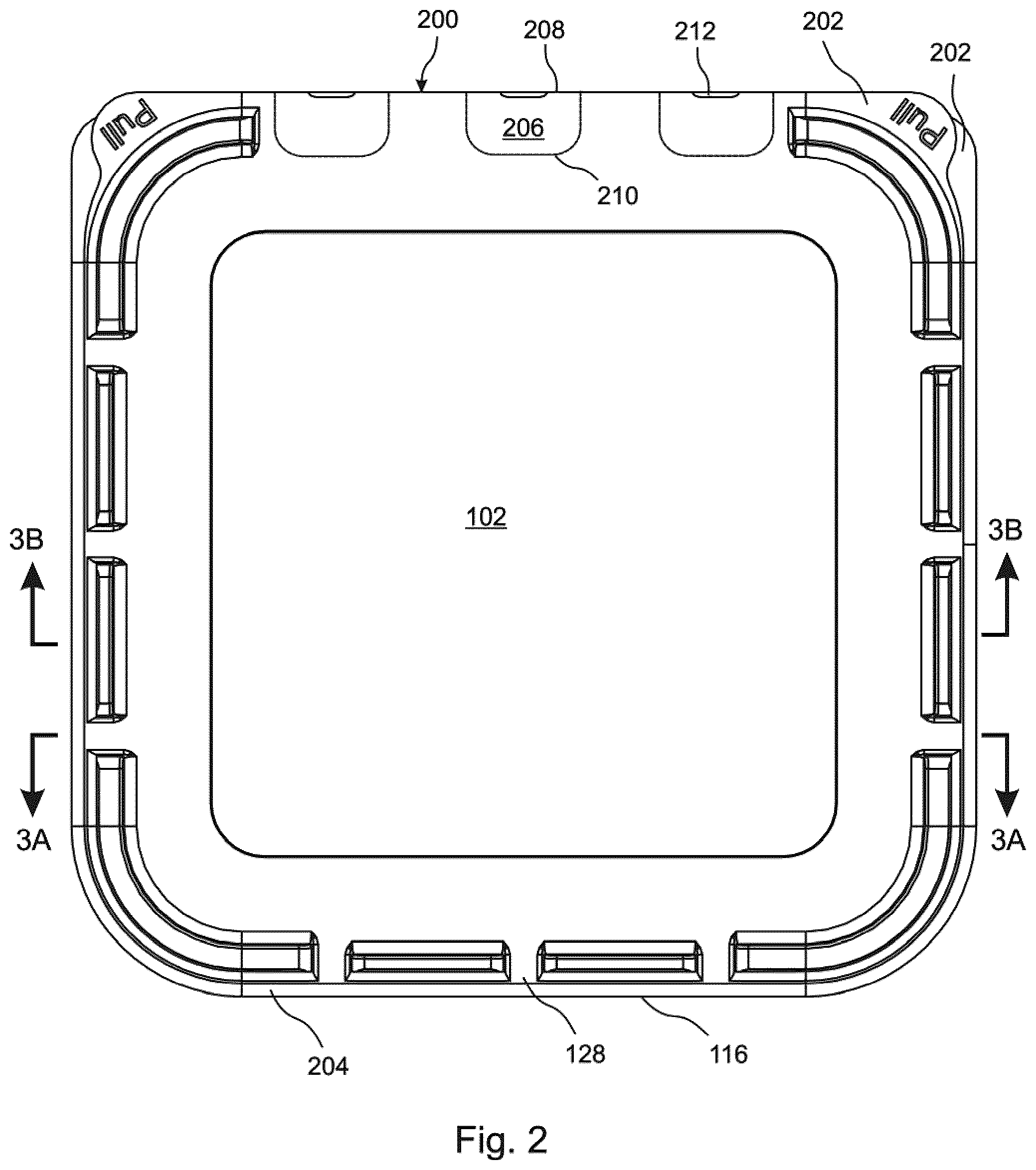 Patent US12492047 Figure 3 – Tamper resistant container