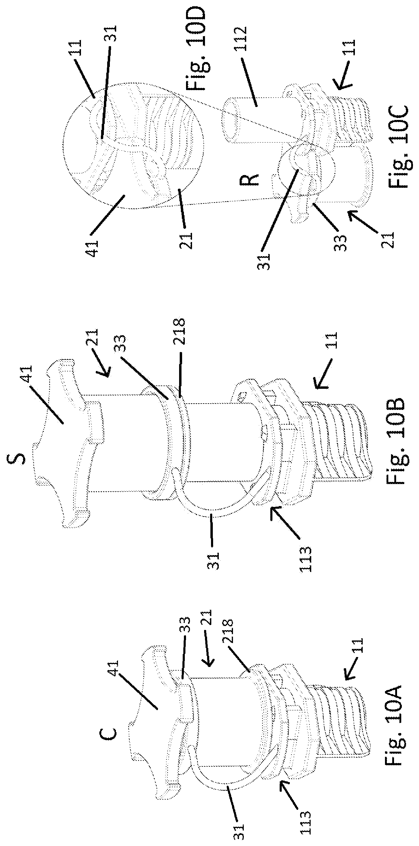 Patent US12492048 Figure 10 – Spout-cap unit, pouch comprising such a spout-cap unit