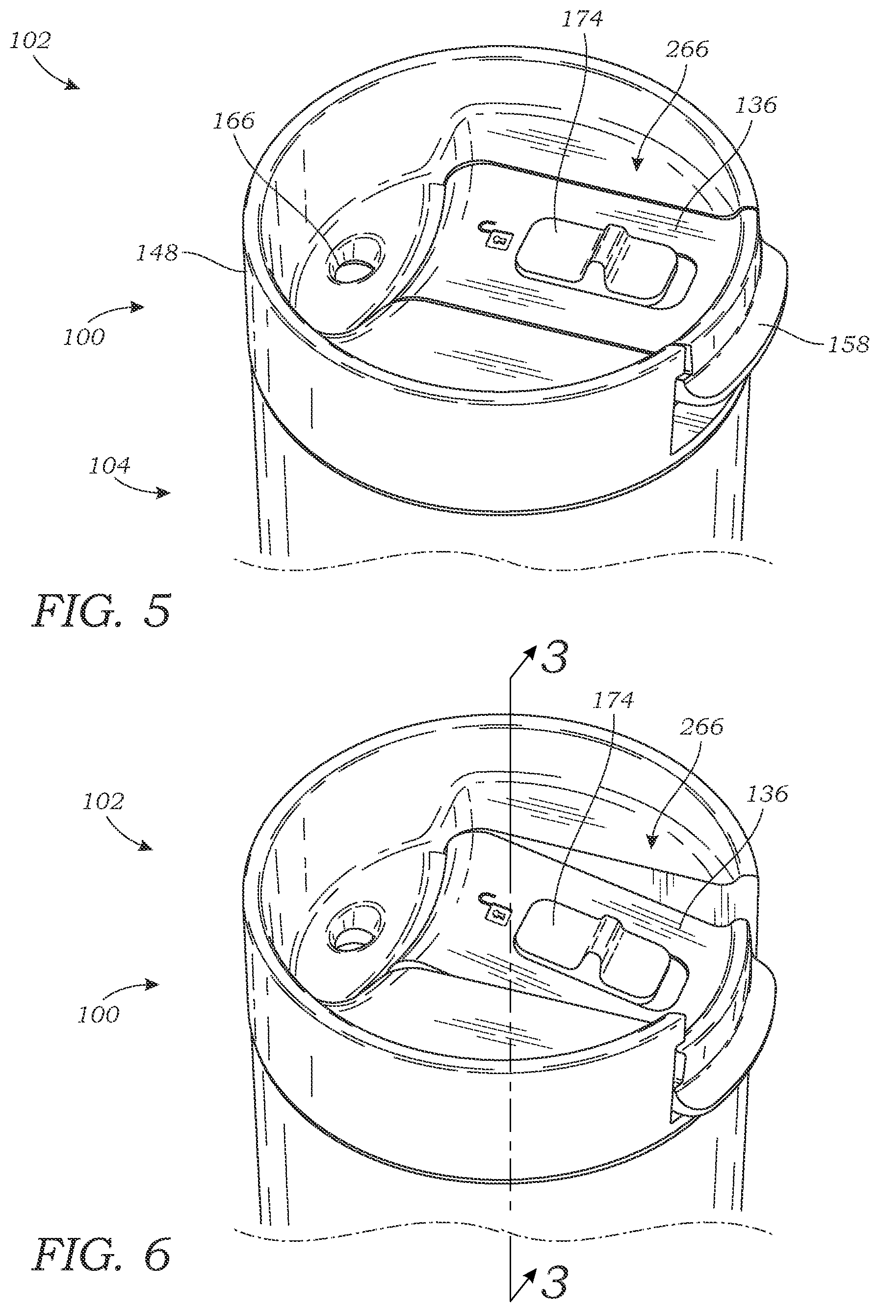 Patent US12492049 Figure 5 – Assemblies for drinking and related methods