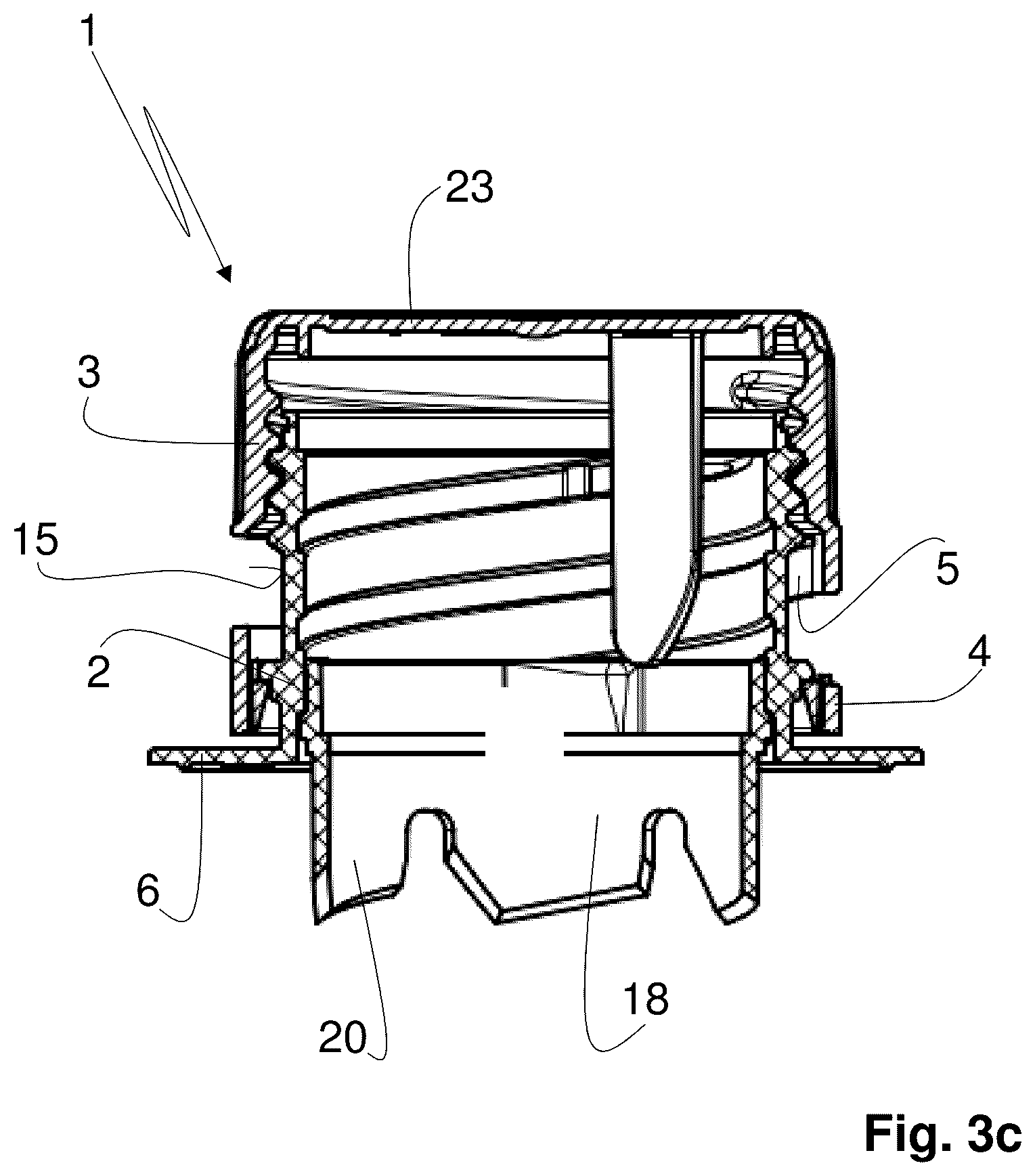 Patent US12492050 Figure 6 – Closure device