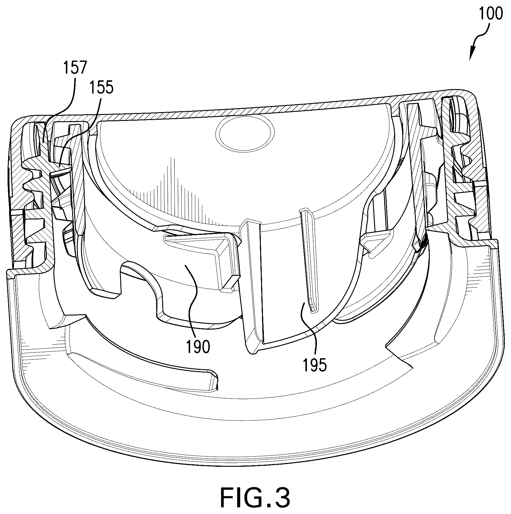 Patent US12492052 Figure 3 – Tethered cap and spout